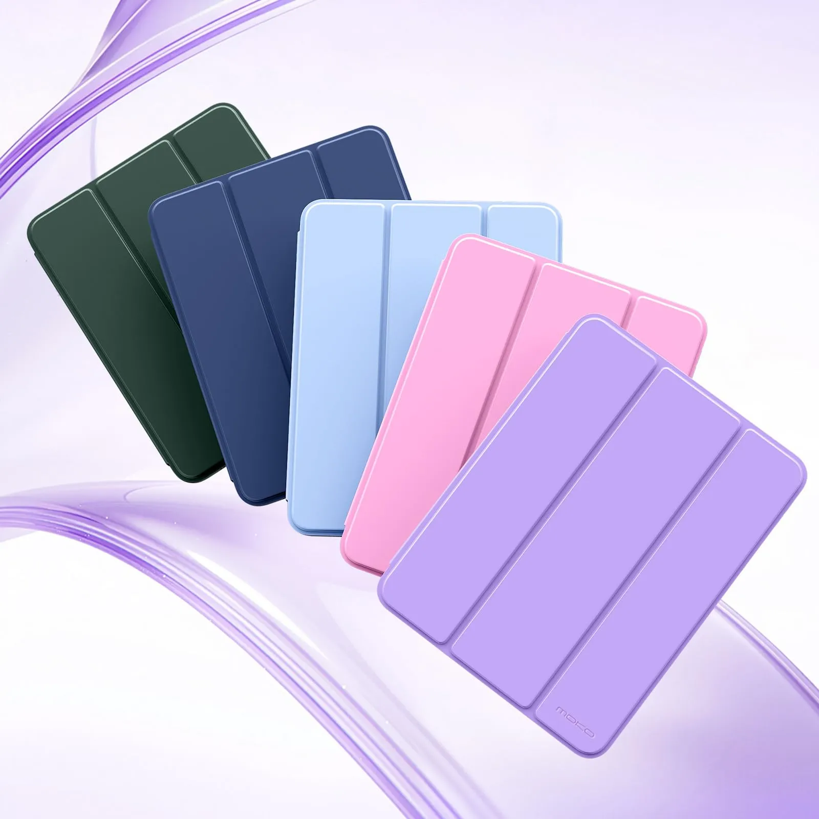 MoKo Custodia Sottile per iPad Air da 11 Pollici, iPad Air 5a/4a Gen, Lilla - immagine 8