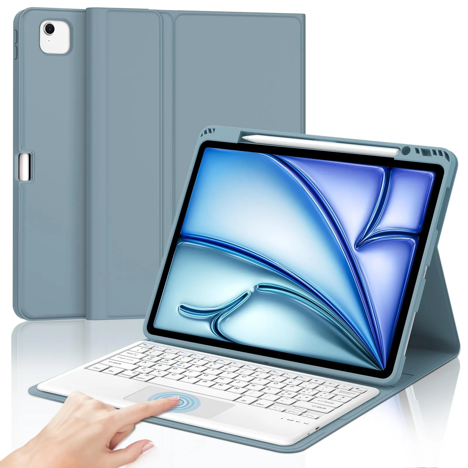 Tastiera per iPad Air 13 M4 2026/M3 2025/M2 2024/iPad Pro 12.9 3-6 Gen - immagine 1
