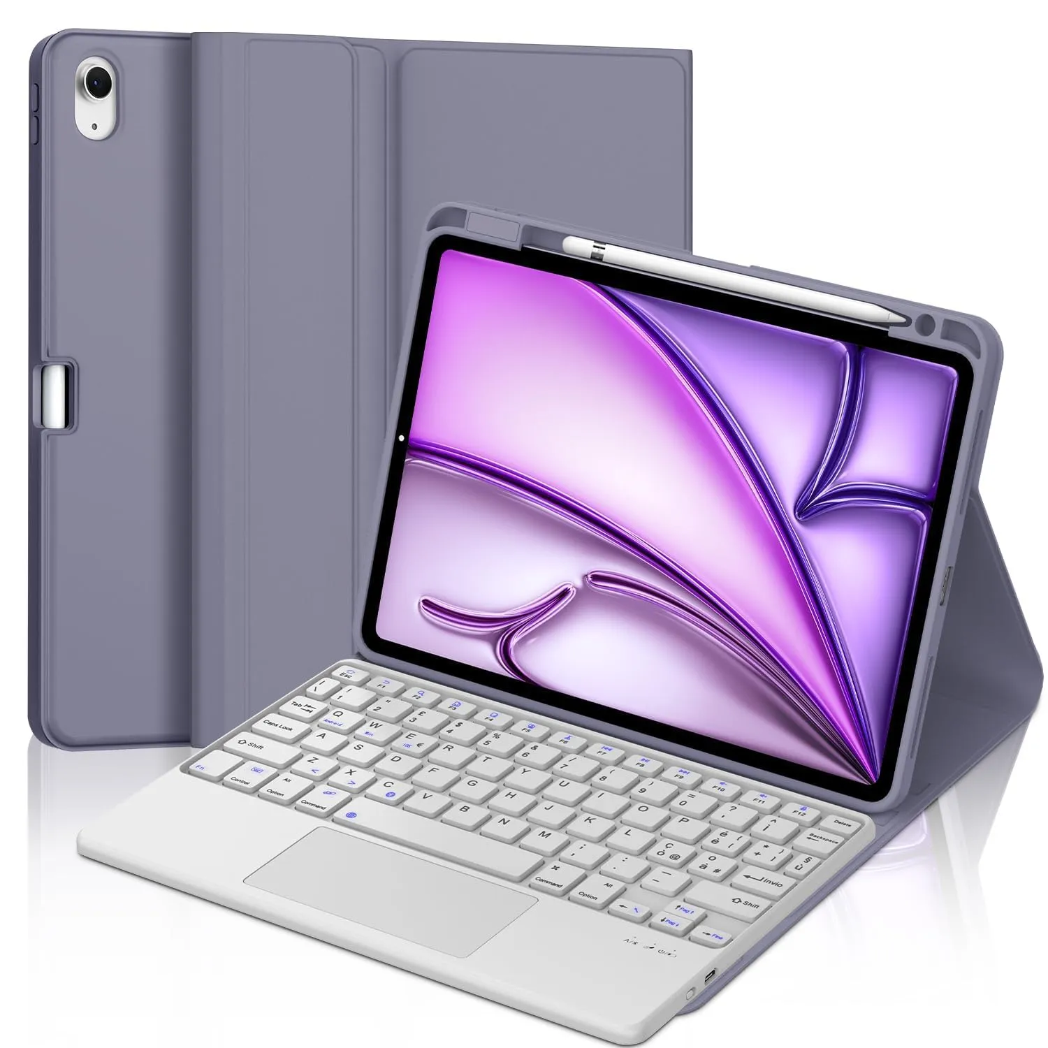 Cover Tastiera per iPad Air 11 M4 2026/M3 2025/M2 2024 11 Pollici - immagine 1