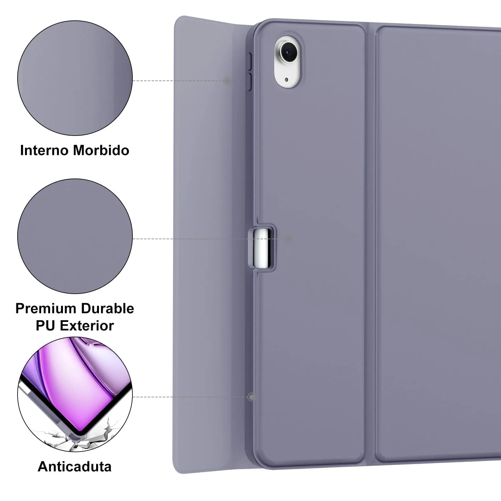 Cover Tastiera per iPad Air 11 M4 2026/M3 2025/M2 2024 11 Pollici - immagine 5