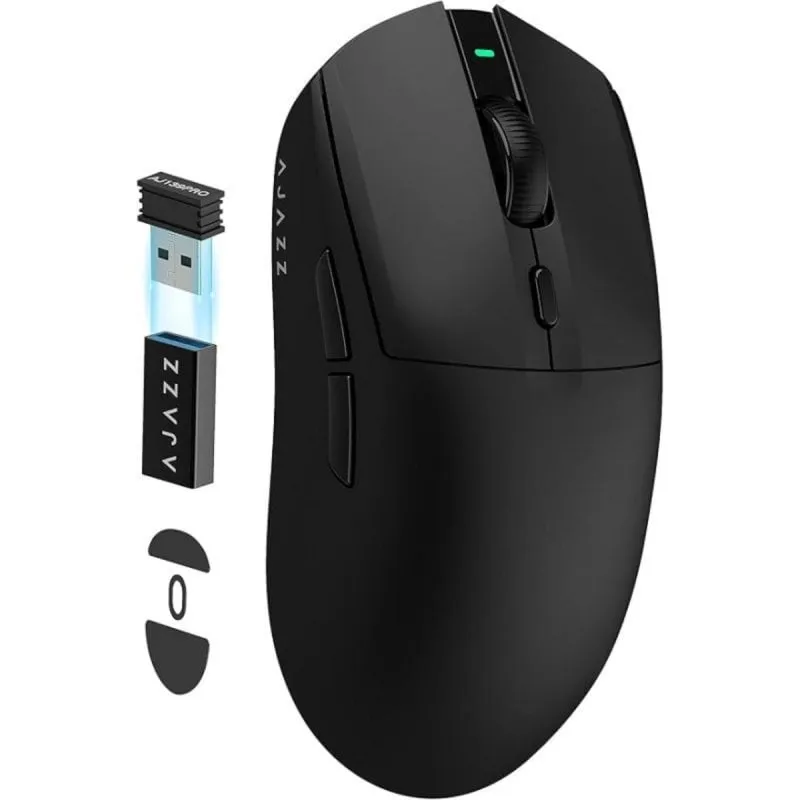 Mouse Ajazz wireless 26000 DPI ultraleggero sensore PAW3395 6 tasti programmabili - immagine 1