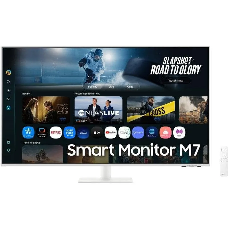 Monitor PC Samsung M7 M70F 43" UltraHD 4K 60Hz VA Smart HDR10 4ms Bianco - immagine 1
