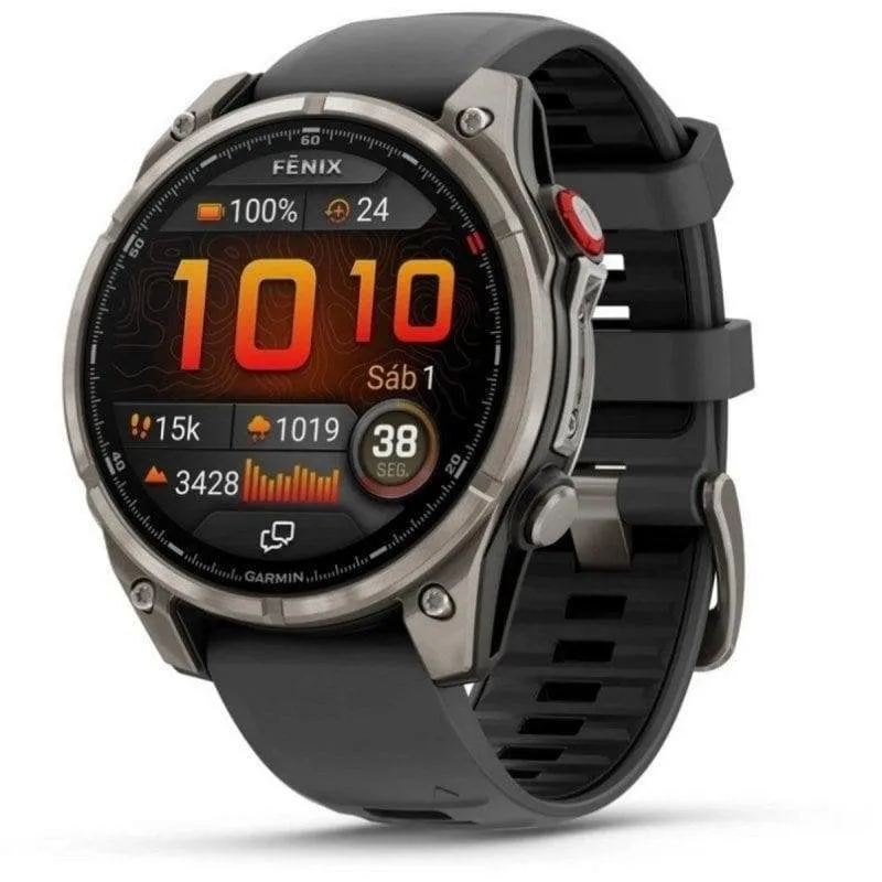 Garmin Fenix 8 Pro LTE GPS 47mm Titanio Nero/Grigio AMOLED 10 ATM SpO2 Cardio - immagine 1