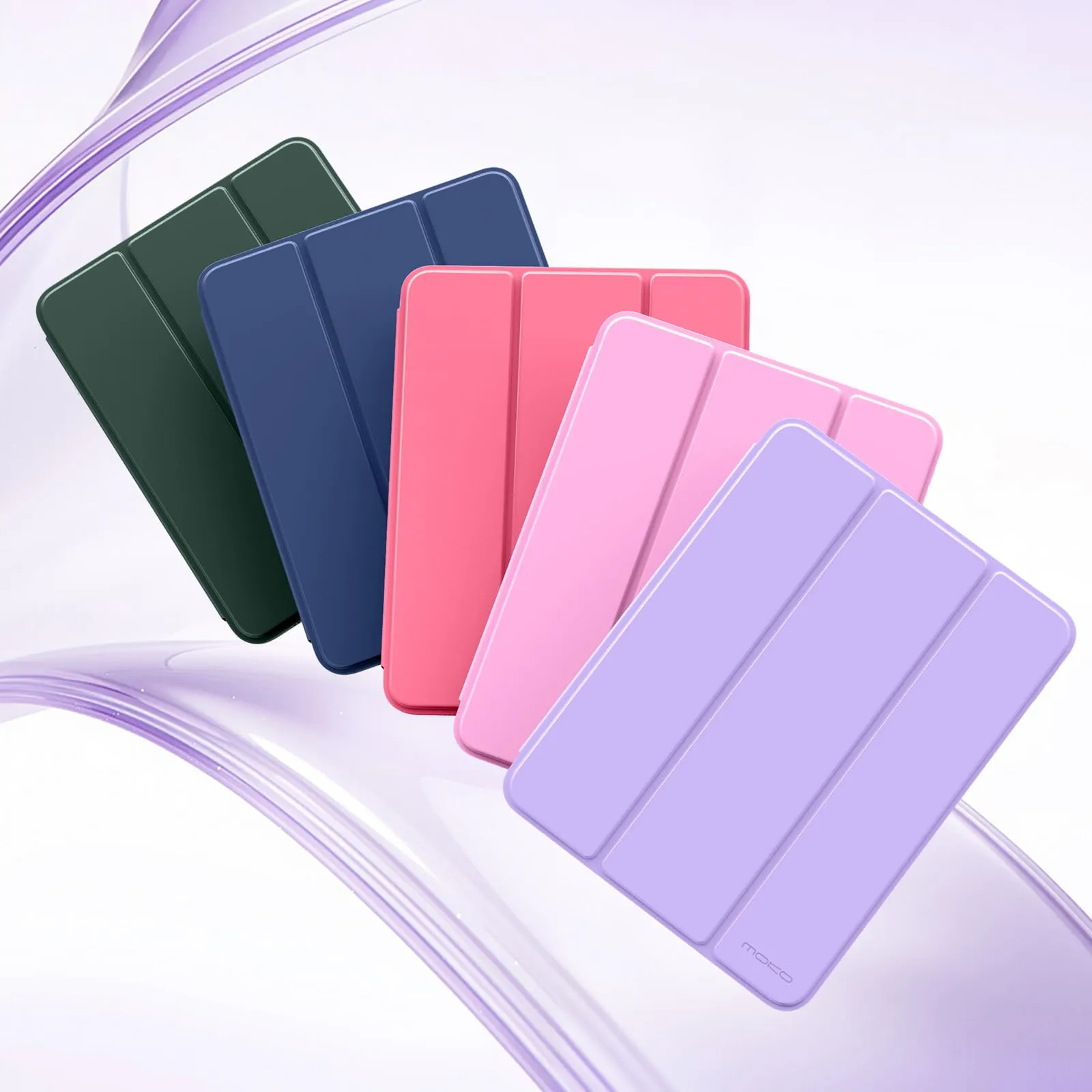MoKo per iPad A16 11ª/10ª Generazione Custodia con Portapenne, Lilla - immagine 8