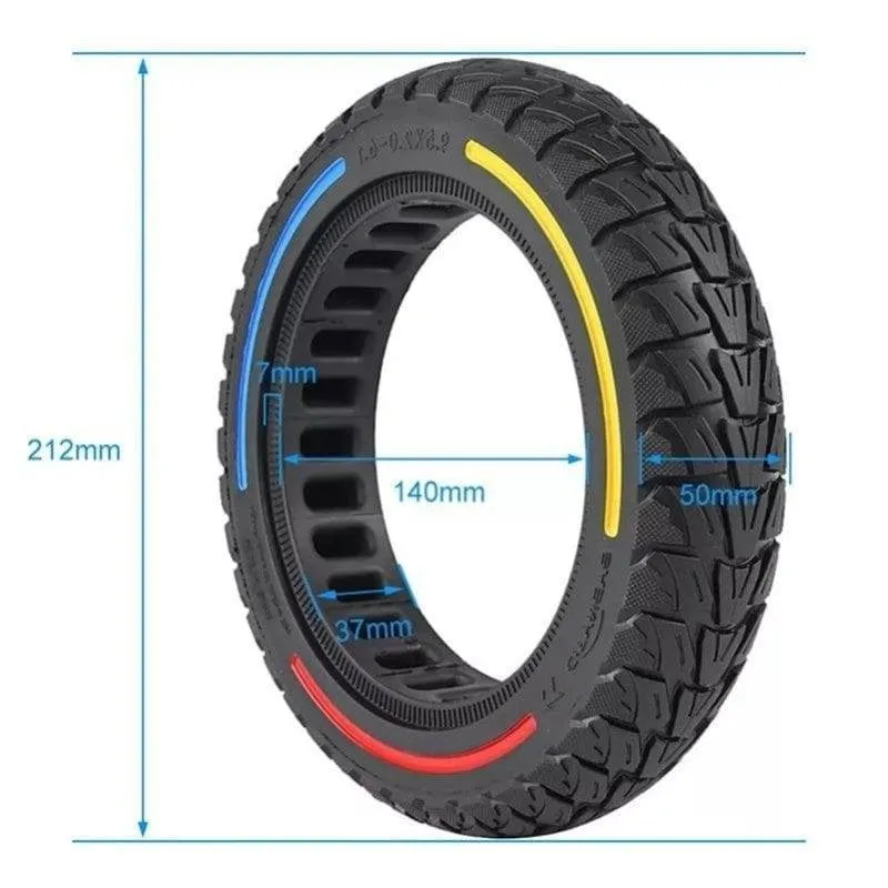 Pneumatico Solido Antiforatura F10mobility 9.5x2.5-6.1 per Niu o Bongo - immagine 1