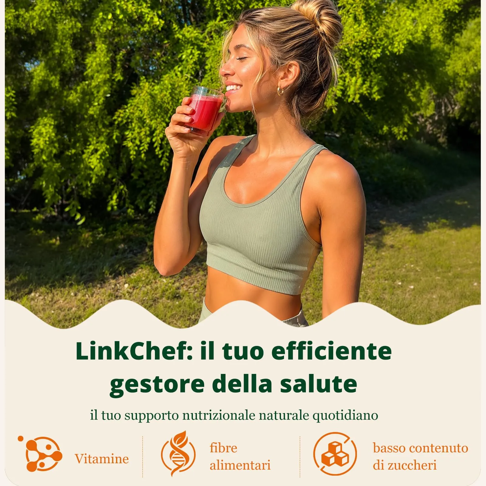 LINKchef Estrattore di Succo a Freddo, Facile da Pulire, 1.2L 200w - immagine 2