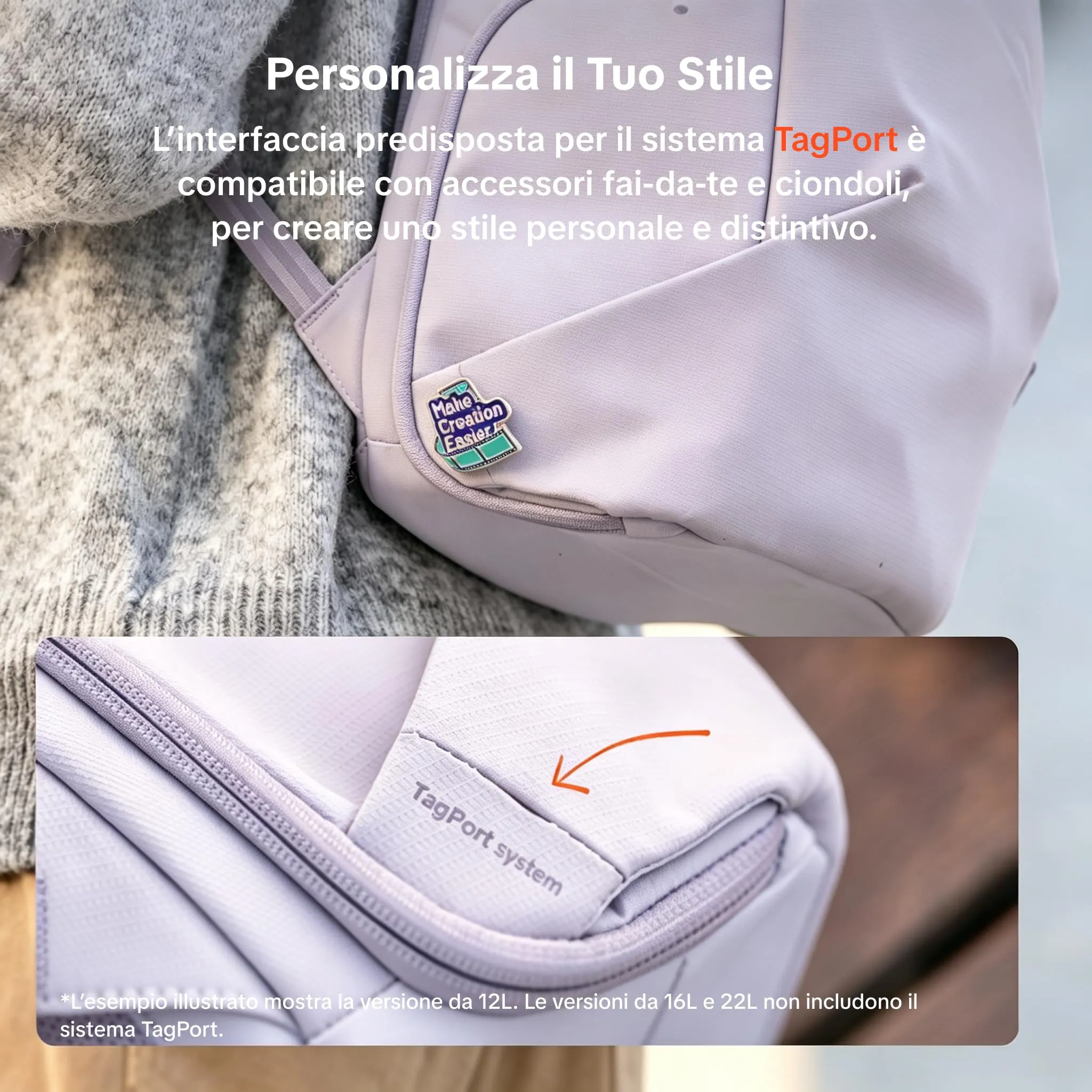PGYTECH OneGo Lite - Zaino piccolo per fotocamera, 12 l, compatto e leggero - immagine 7