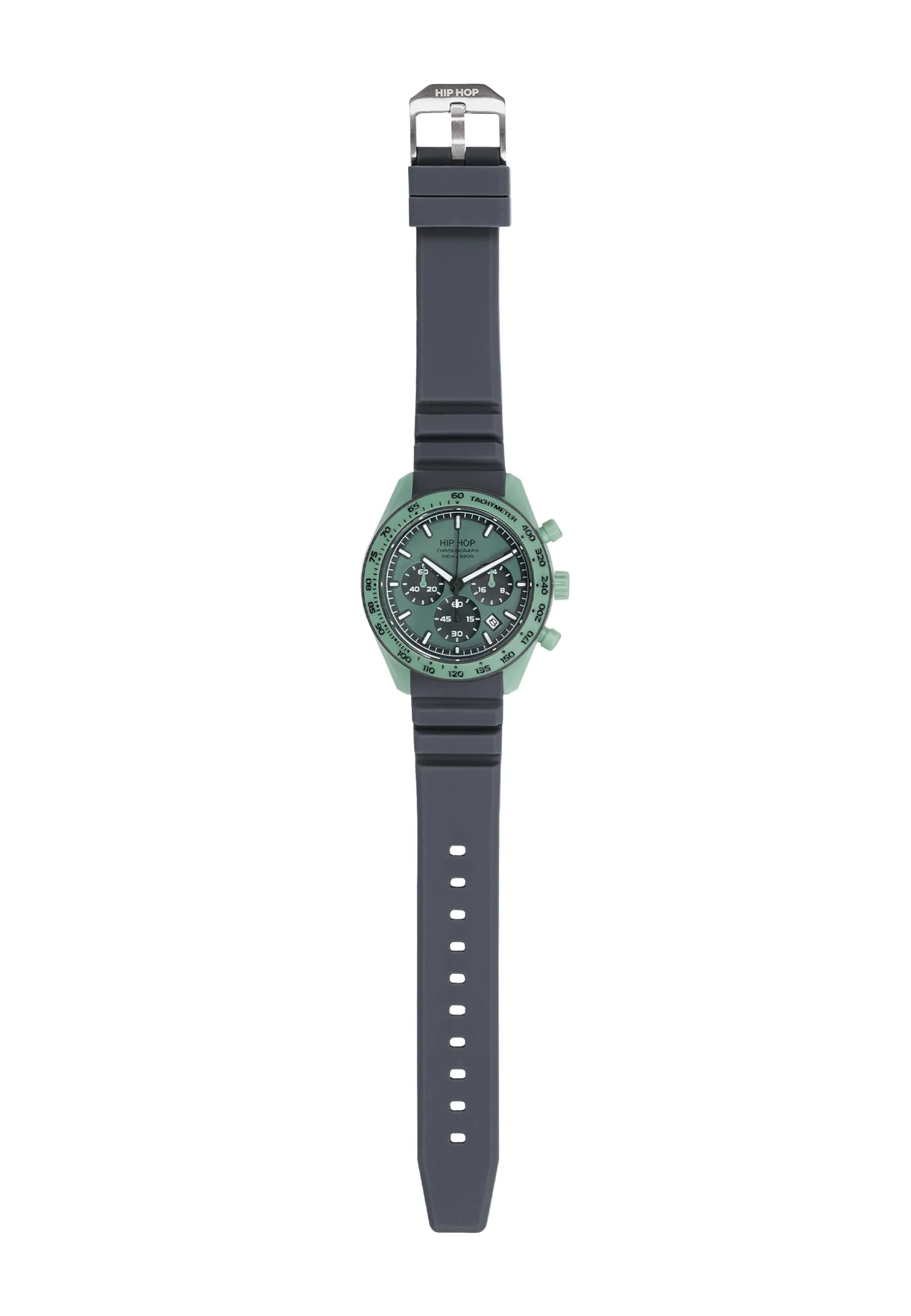 HIP HOP Orologio Uomo, Bracciale in Silicone, Cassa 42 cm - immagine 3