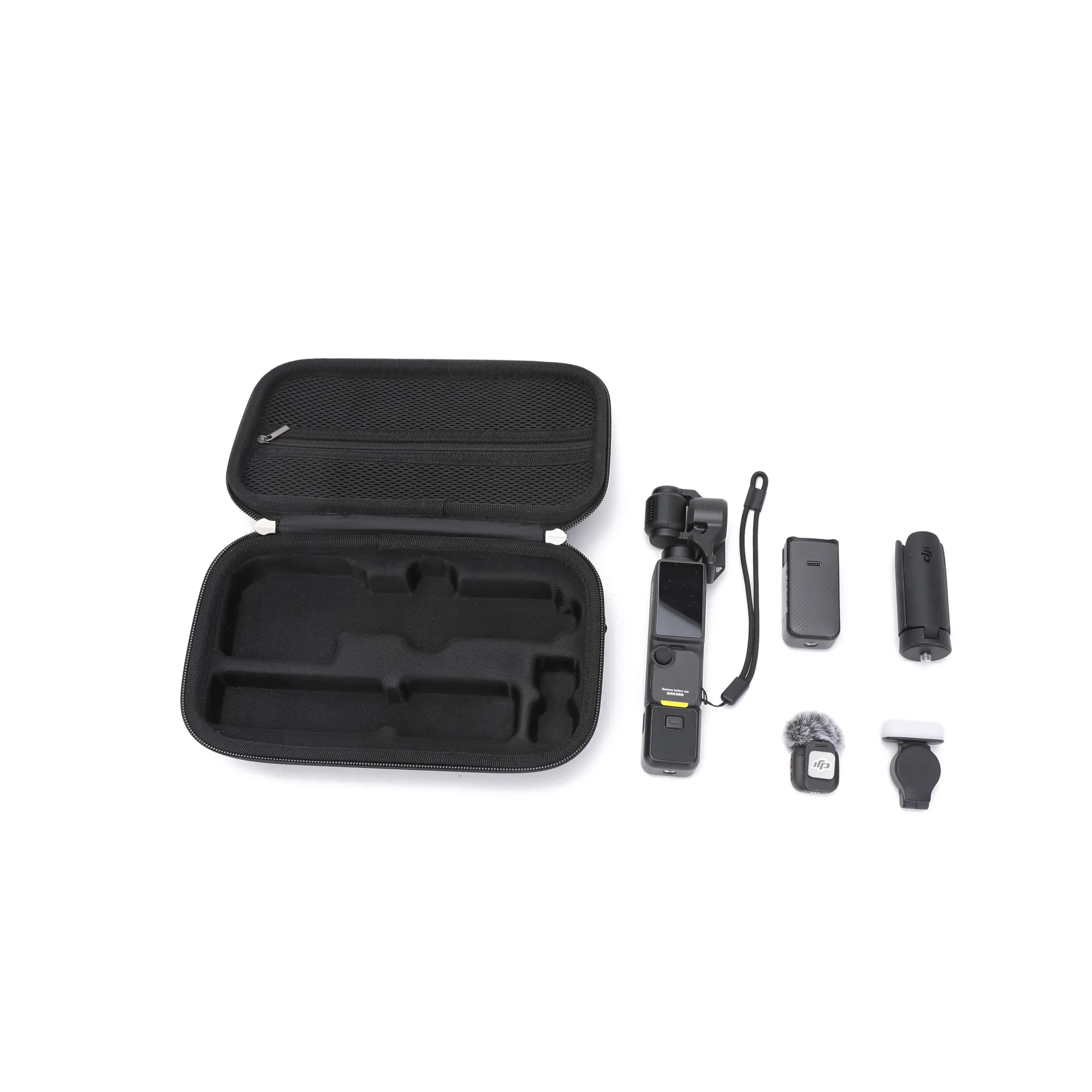 Lemxiee Custodia rigida per DJI Osmo Pocket 4P Combo Vlog Cover Accessori con [2 Pezzi] Pellicola Vetro Temperato Protettiva Case - immagine 2