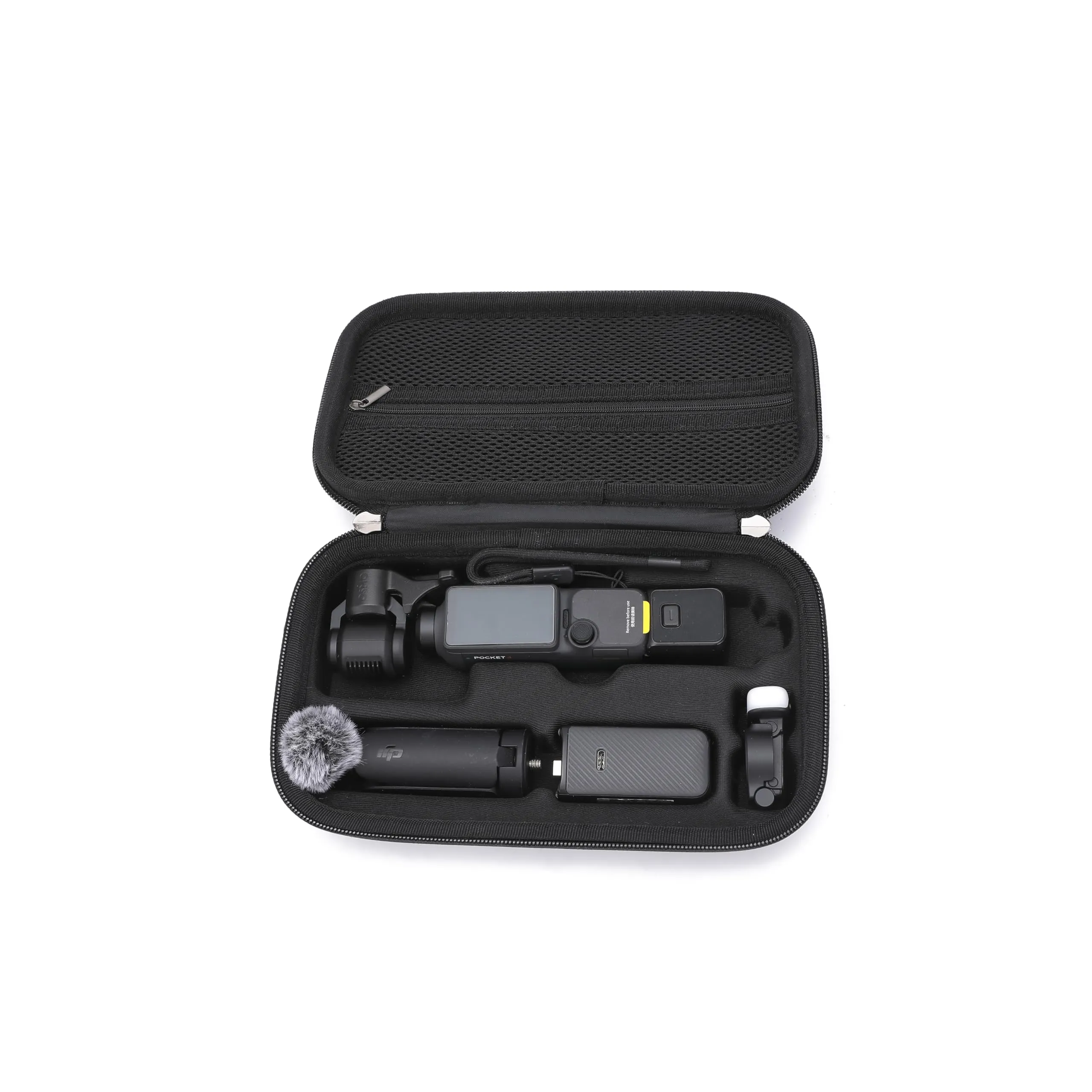 Lemxiee Custodia rigida per DJI Osmo Pocket 4P Combo Vlog Cover Accessori con [2 Pezzi] Pellicola Vetro Temperato Protettiva Case - immagine 8