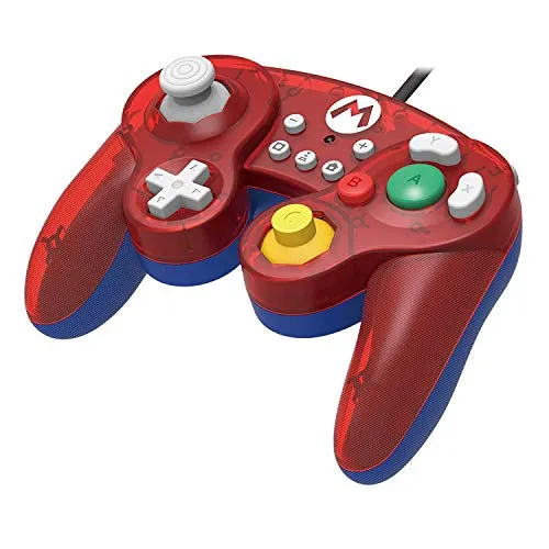 Hori Battle Pad (Mario) - Controller USB in stile Gamecube Per Nintendo Switch - Ufficiale Nintendo - Nintendo Switch - immagine 5