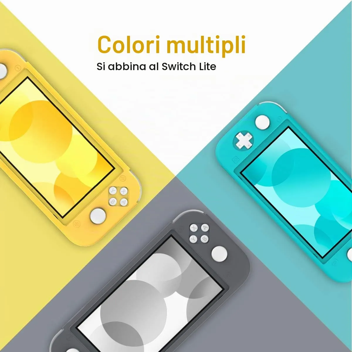 MoKo Custodia in Silicone Compatibile con Nintendo Switch Lite - immagine 7