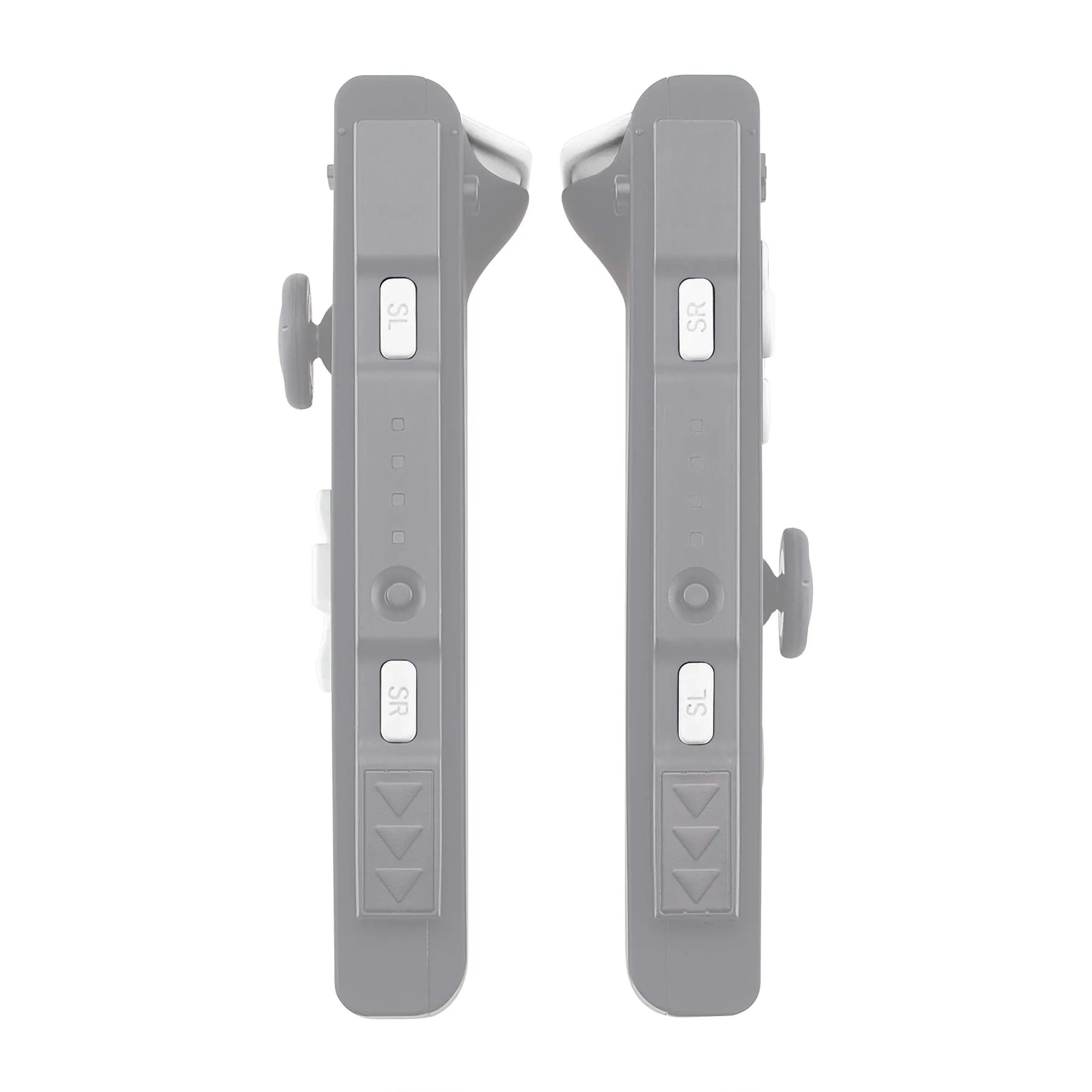 eXtremeRate D-Pad Tasti Kit Pulsante ABXY SR SL L R ZR ZL Croci Direzionali Trigger Ricambio per Nintendo Switch/OLED Joycon,Senza Joycon-Bianco - immagine 4