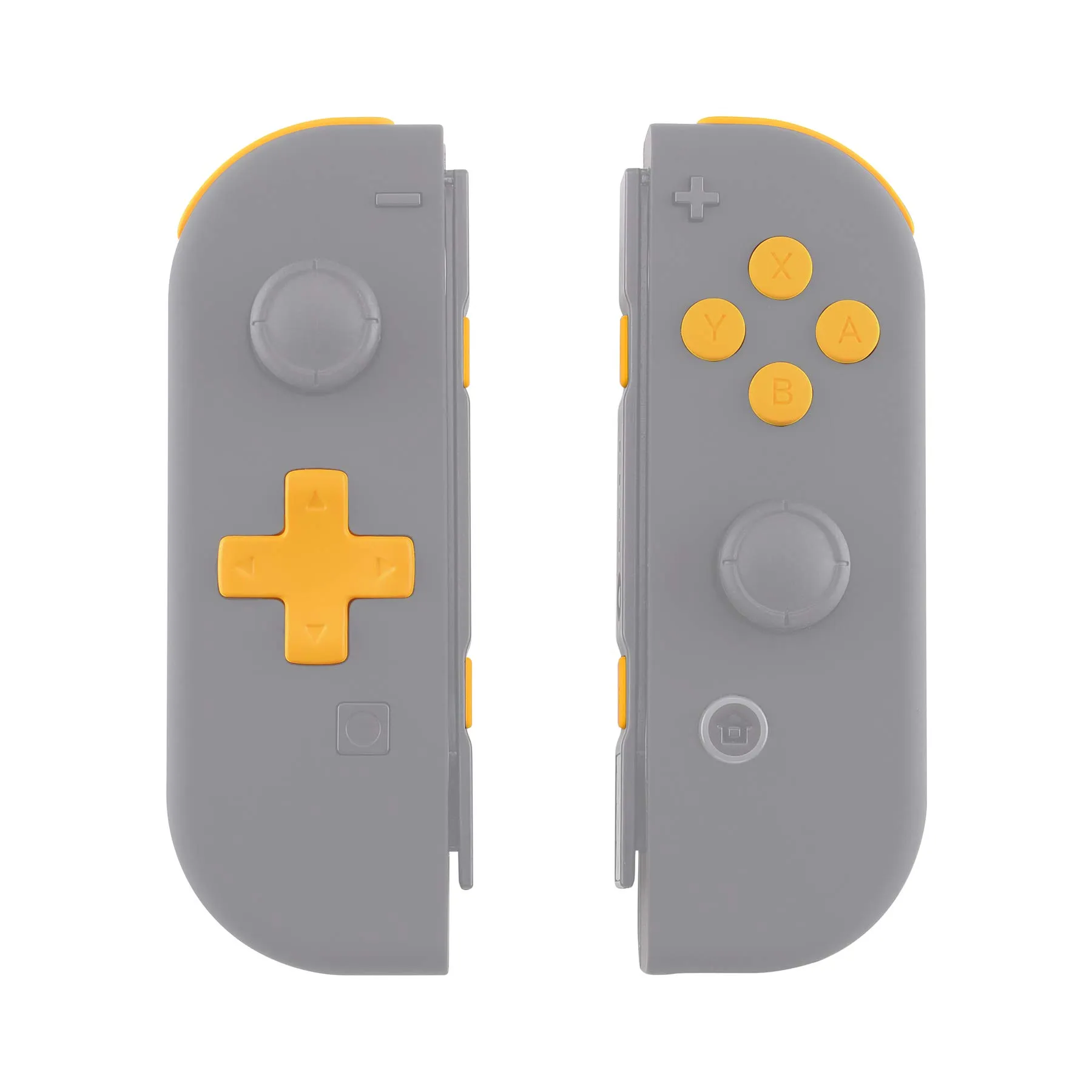eXtremeRate D-Pad Tasti Kit Pulsante ABXY SR SL L R ZR ZL Croci Direzionali Trigger Ricambio per Nintendo Switch/OLED Joycon,Senza Joycon-Giallo - immagine 8