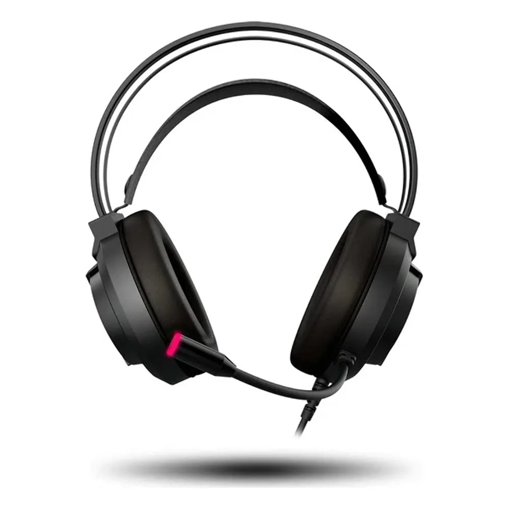 KROM KAPPA -NXKROMKAPPA - Cuffie con microfono, suono stereo arcobaleno LED RGB, altoparlanti da 50 mm, archetto regolabile, micro flessibile, USB, compatibile con PC, nero - immagine 4