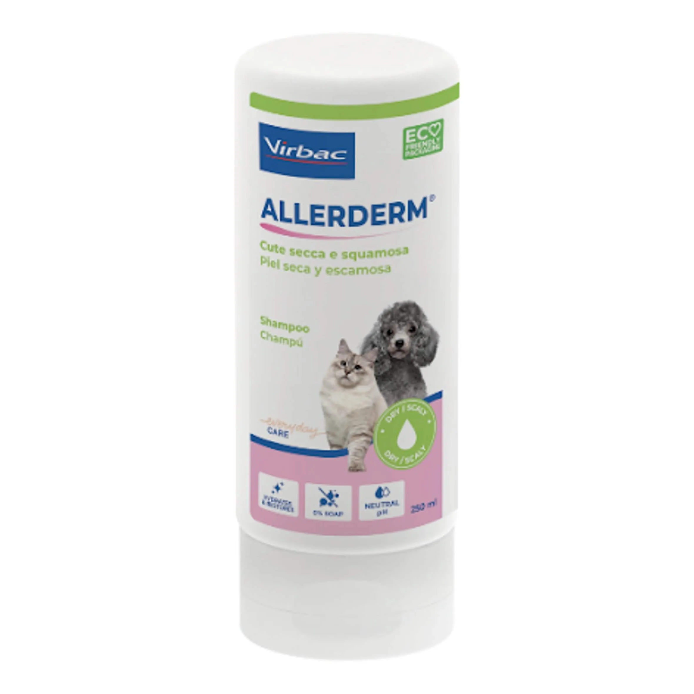 Allerderm shampoo cute secca e squamosa 250 ml - immagine 1