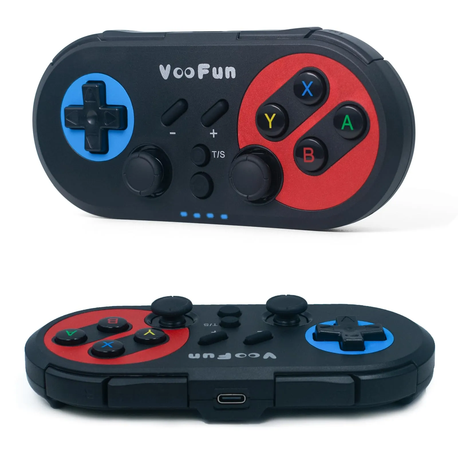 VooFun Controller Switch, Controller PC Bluetooth Wireless Joystick per Switch/Lite/OLED, PC Windows, PS3 con Giroscopio 6 Assi Sensore, Doppia Vibrazione e Turbo, Wake-up Switch Console - immagine 6