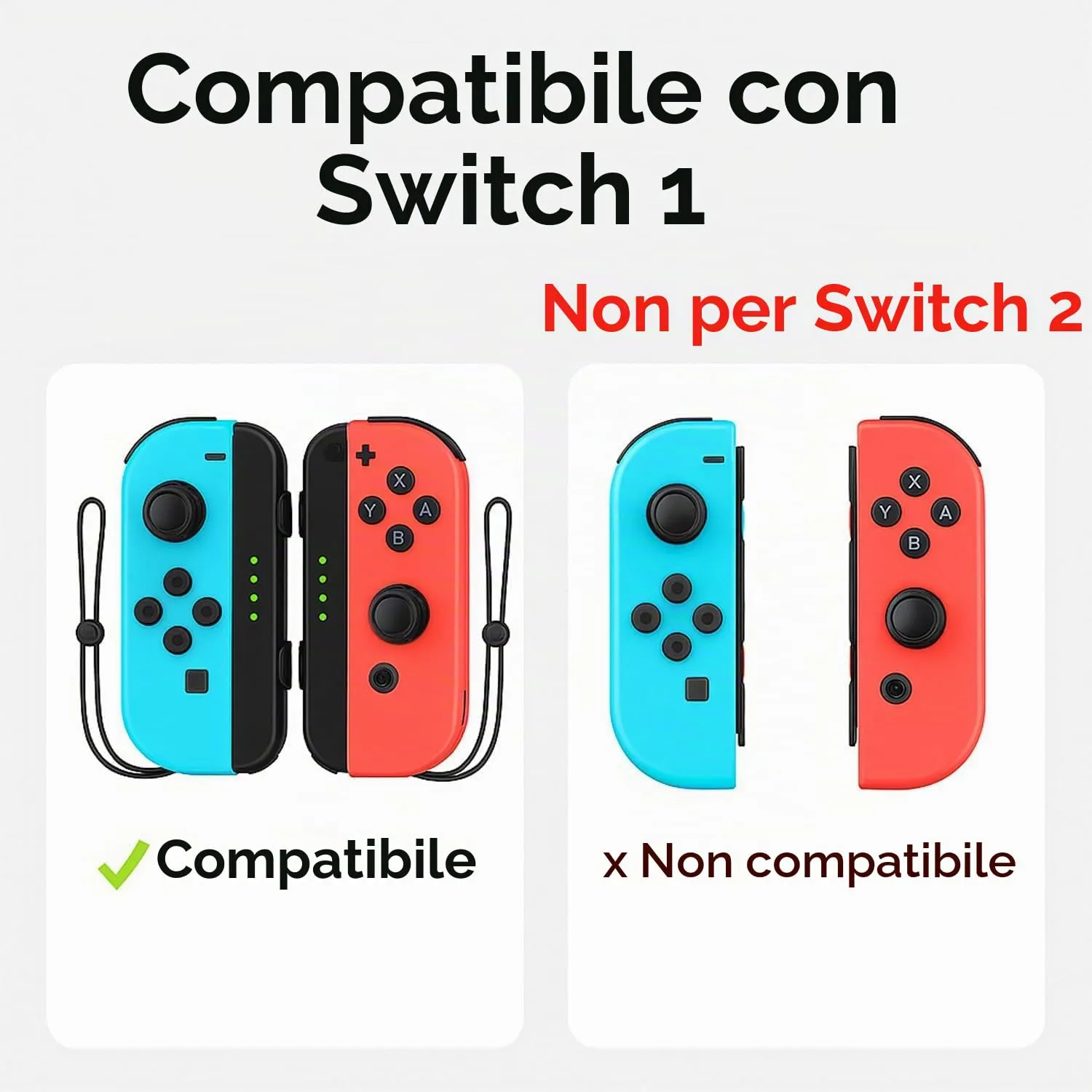MatoSan® 4 Tappi Joystick Compatibili con Nintendo Switch Joy Con Grip Thumbstick per Switch Lite OLED | Accessori Thumb Grips per Pollice | Steam Deck Protezione (Verde) - immagine 2