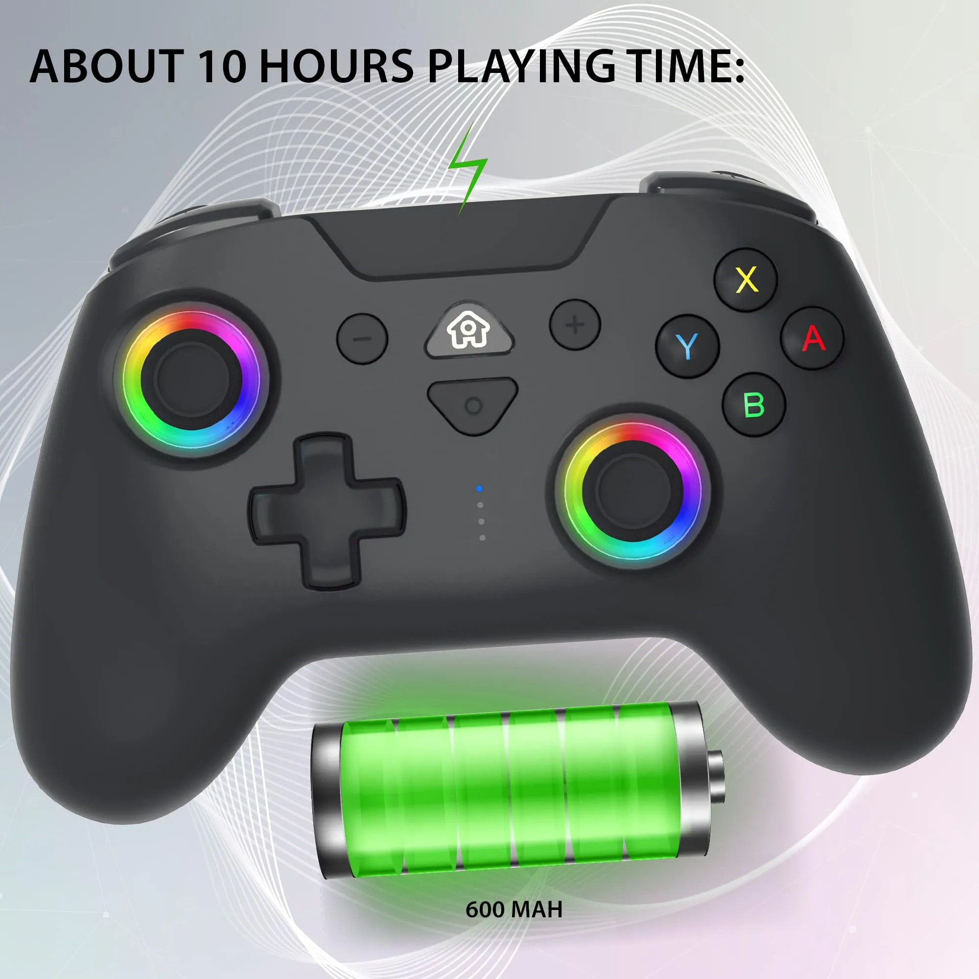 SUBSONIC - Controller Wireless per Switch 2 e Switch - Nero - immagine 8