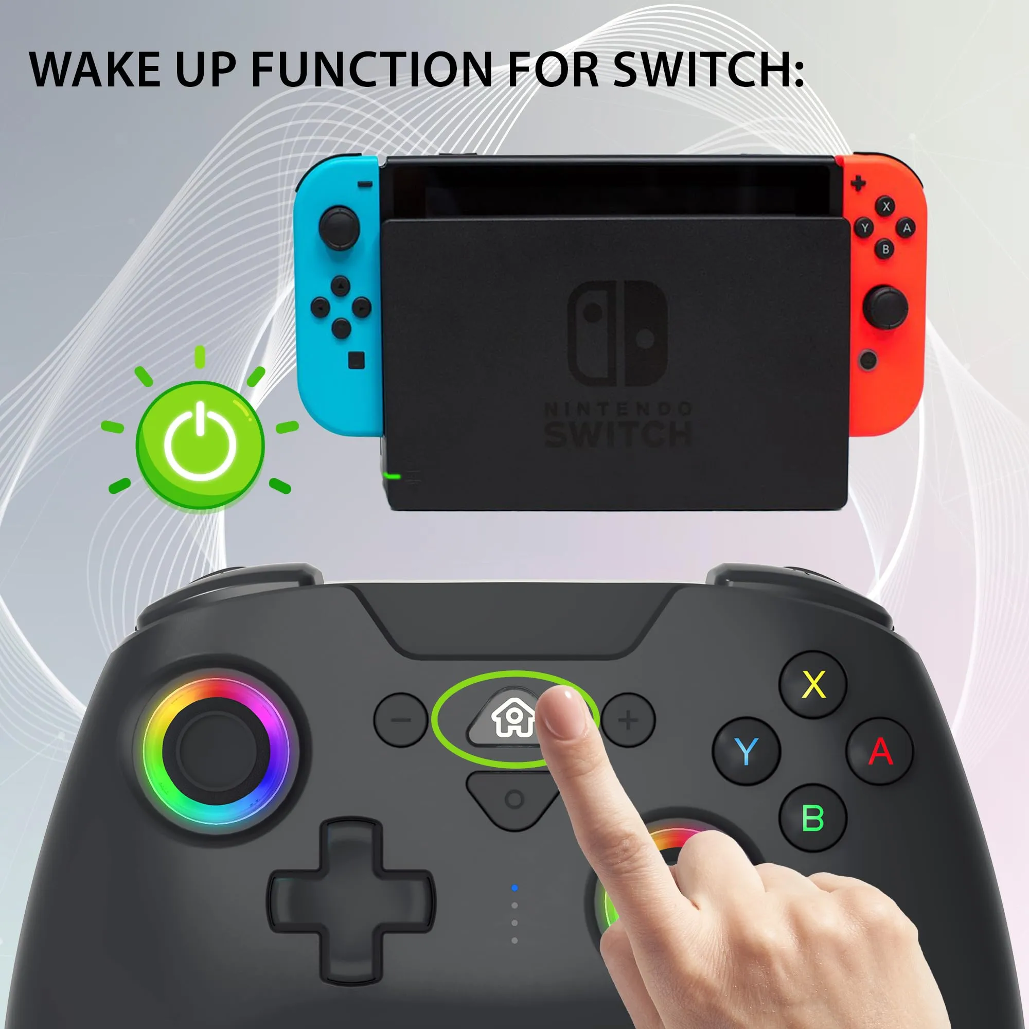SUBSONIC - Controller Wireless per Switch 2 e Switch - Nero - immagine 9