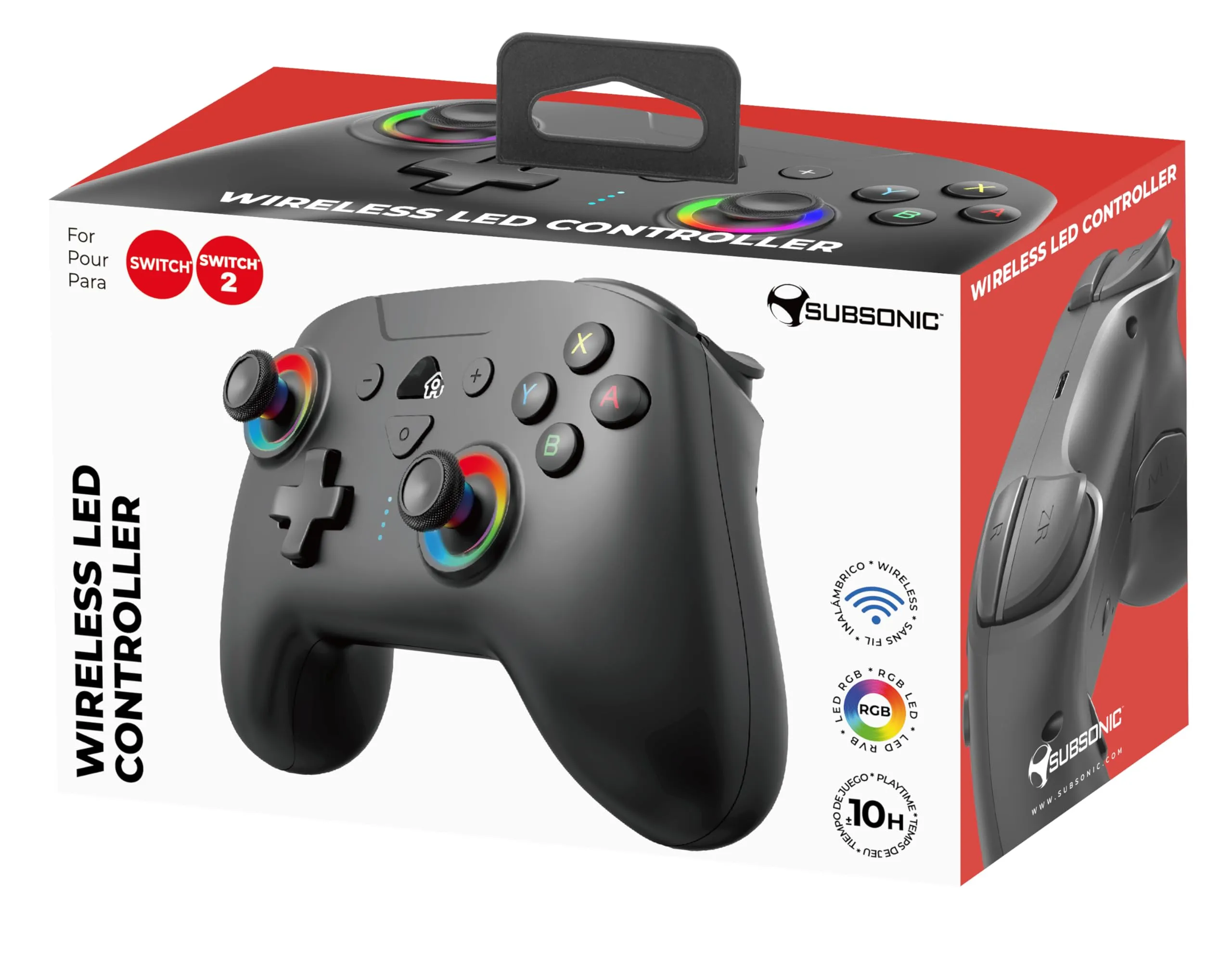 SUBSONIC - Controller Wireless per Switch 2 e Switch - Nero - immagine 10