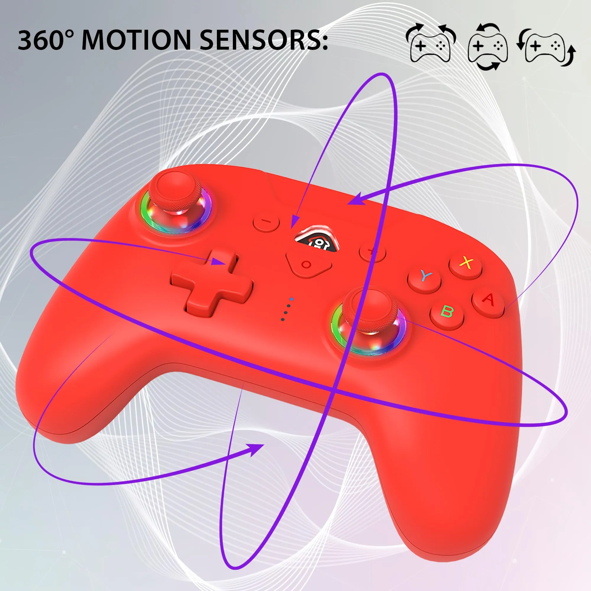 SUBSONIC - Controller Wireless per Switch 2 e Switch - Rosso - immagine 3