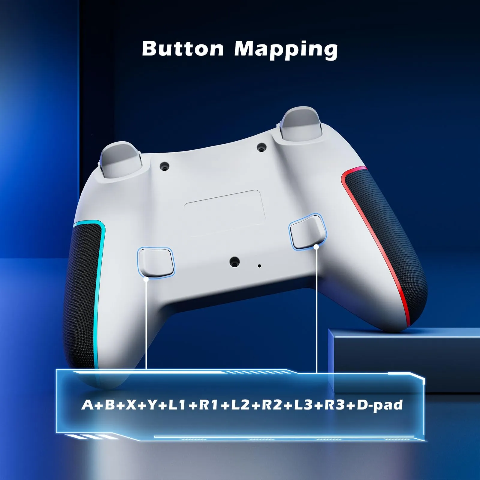 LATEC Controller per Switch/Switch 2, Controller Switch Wireless per Switch Lite con Joystick Hall/Pulsante Programmabile/ASSE Giroscopico/Vibrazione Regolabile/Funzione Turbo/Cattura Schermo - immagine 3
