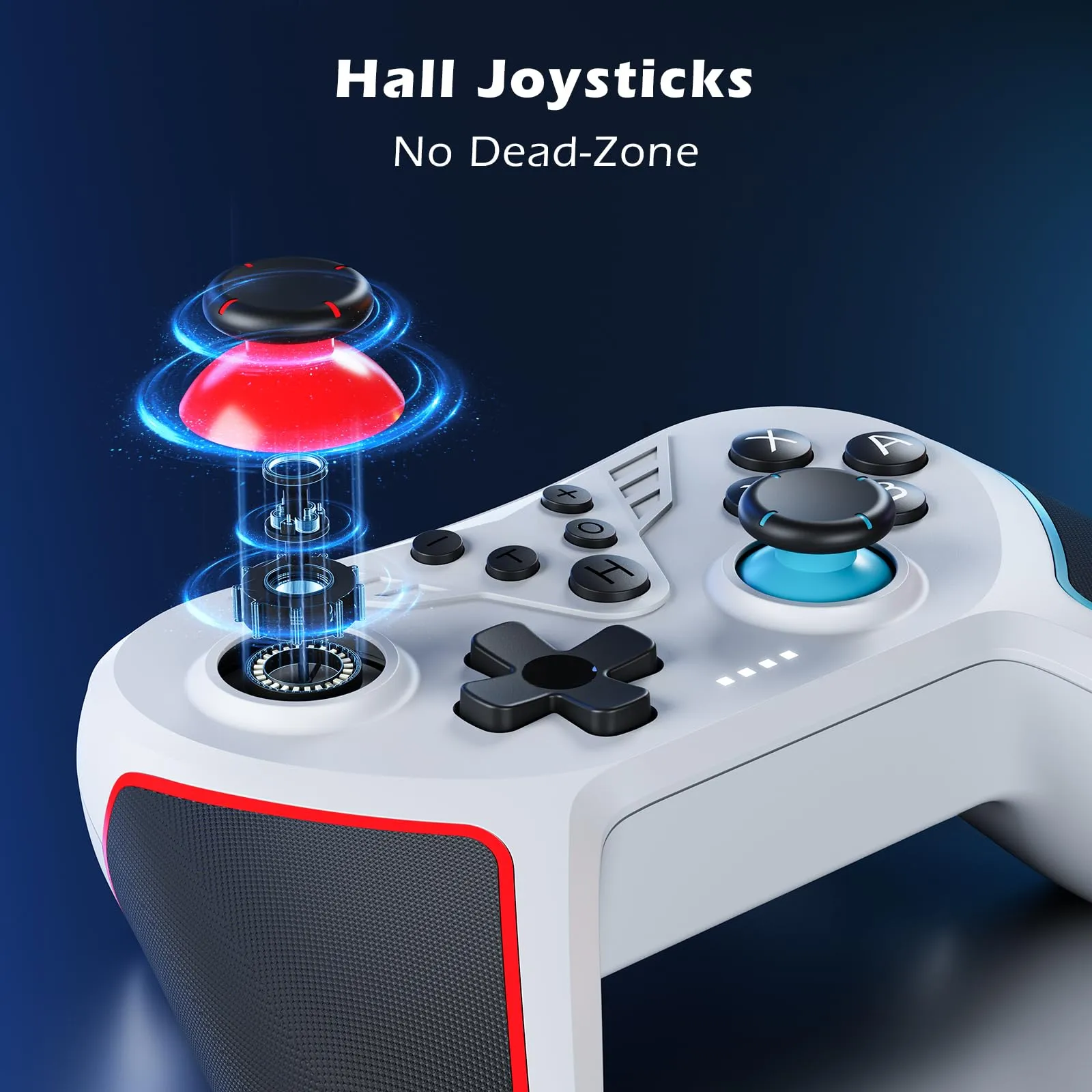 LATEC Controller per Switch/Switch 2, Controller Switch Wireless per Switch Lite con Joystick Hall/Pulsante Programmabile/ASSE Giroscopico/Vibrazione Regolabile/Funzione Turbo/Cattura Schermo - immagine 5