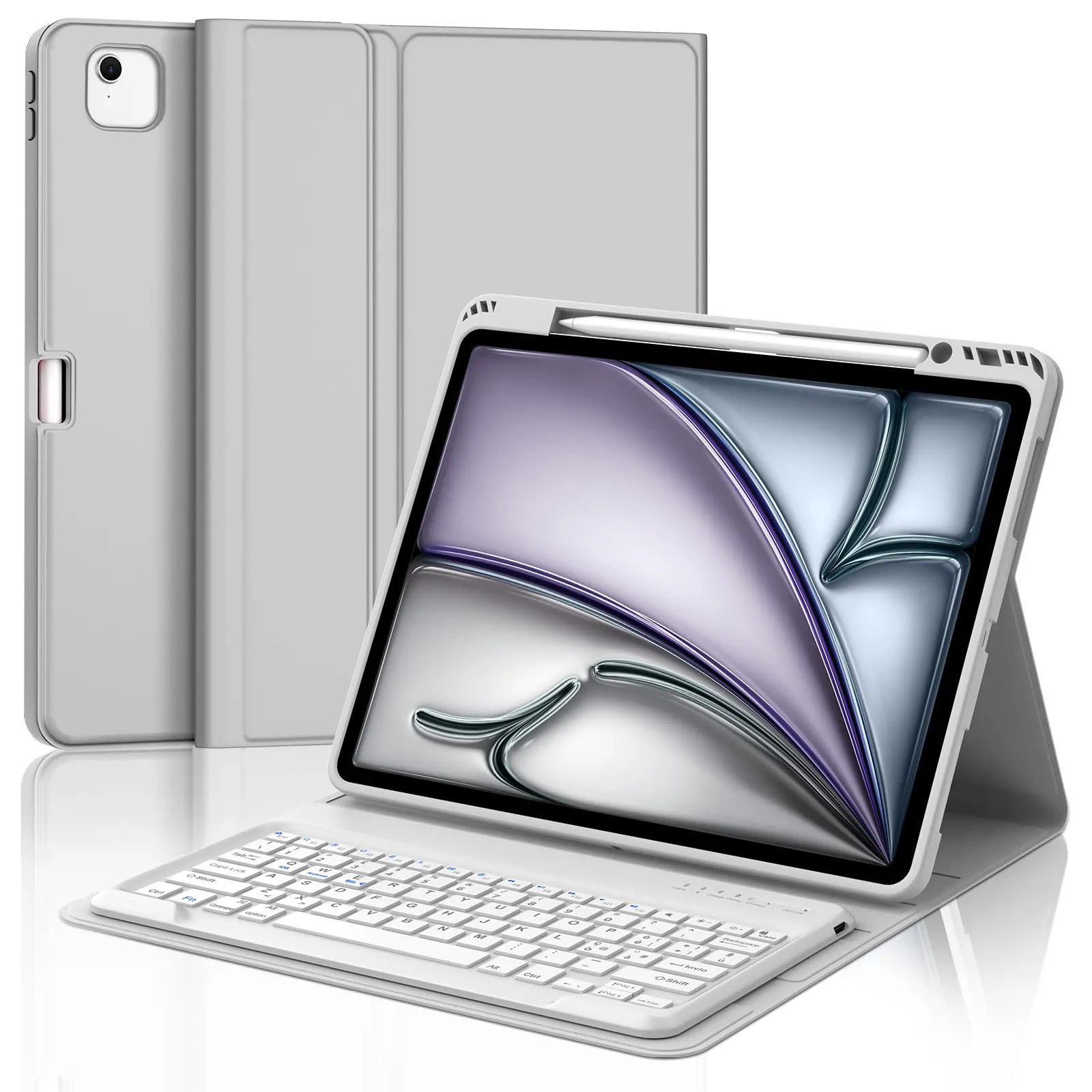 Tastiera per iPad Air 13 M4 2026/M3 2025/M2 2024/iPad Pro 12.9 3-6 Gen - immagine 1