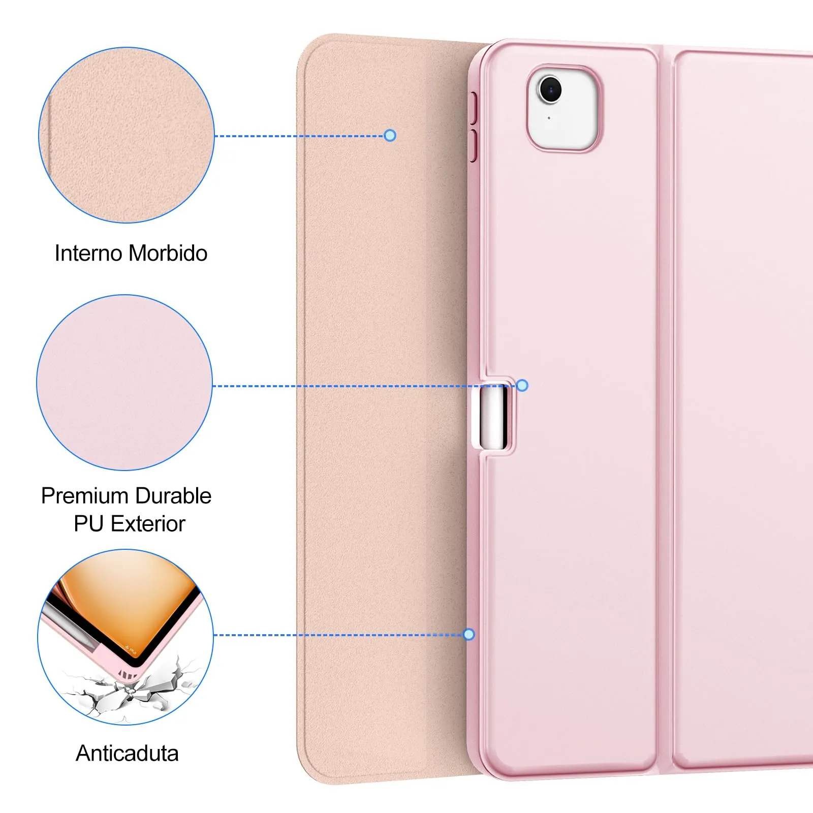 Tastiera per iPad Air 13 M4 2026/M3 2025/M2 2024/iPad Pro 12.9 3-6 Gen - immagine 5