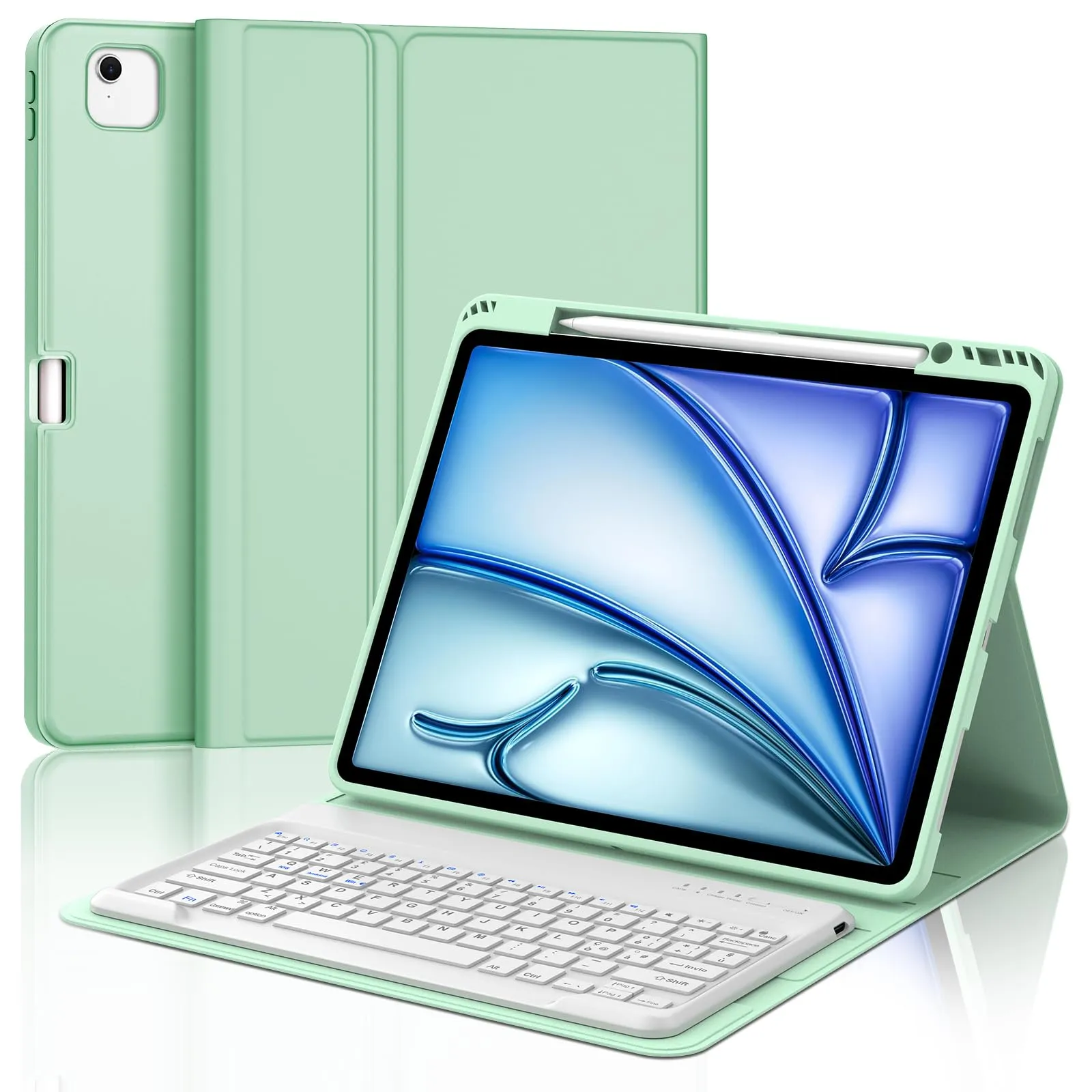 Tastiera Cover per iPad Air 13 M4 2026/M3/M2 13 Pollici/Pro 12.9 6-3 Gen - immagine 1
