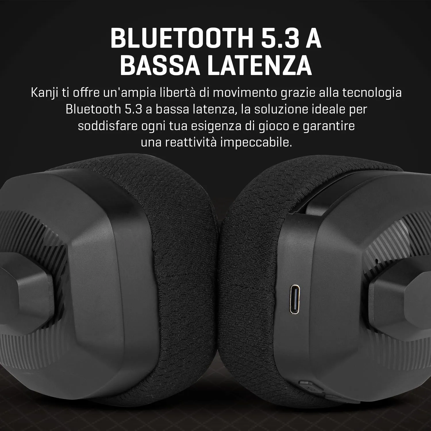 Krom Kanji Wireless Gaming Headset One Size - immagine 6