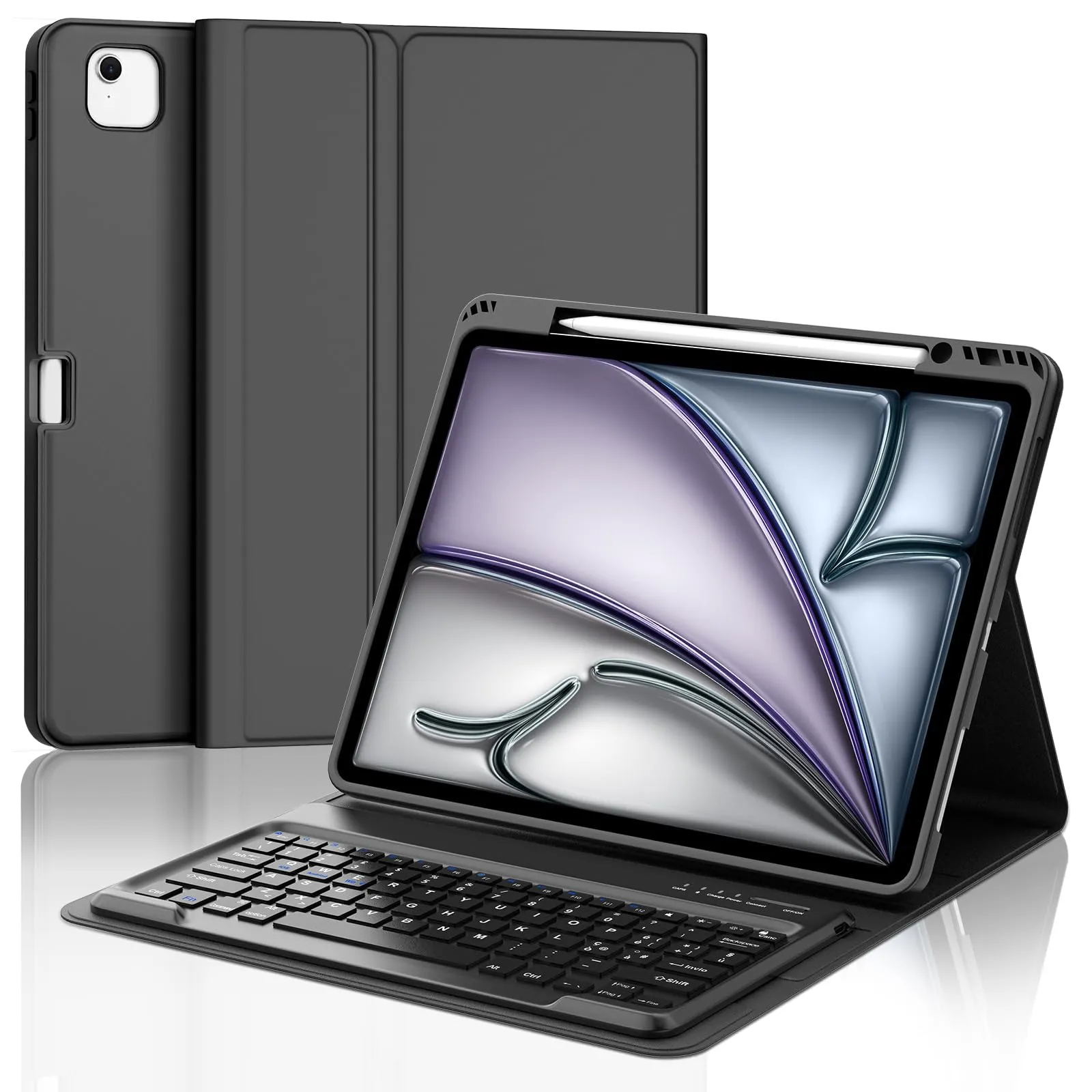 Tastiera per iPad Air 13 M4 2026/M3 2025/M2 2024/iPad Pro 12.9 3-6 Gen - immagine 1