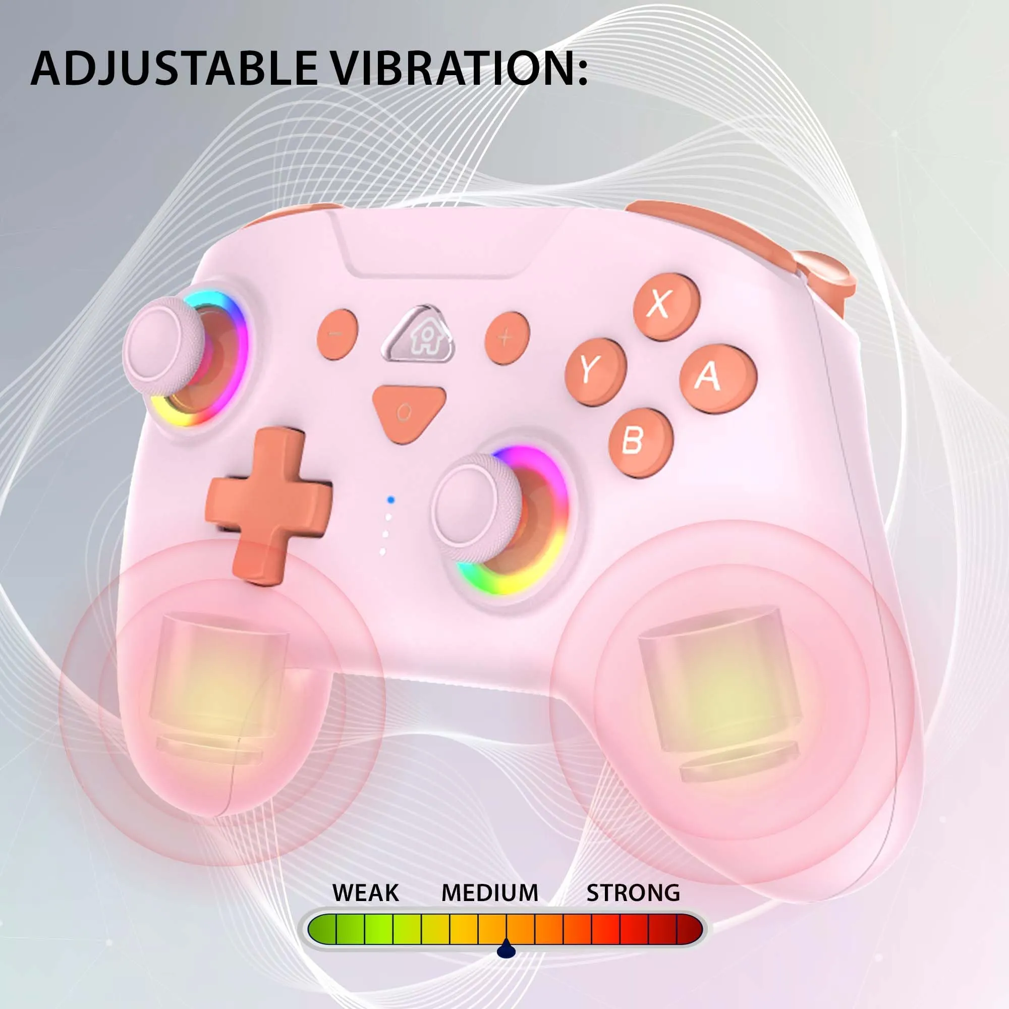SUBSONIC - Controller Wireless per Switch 2 e Switch - Sweet Pink - immagine 8