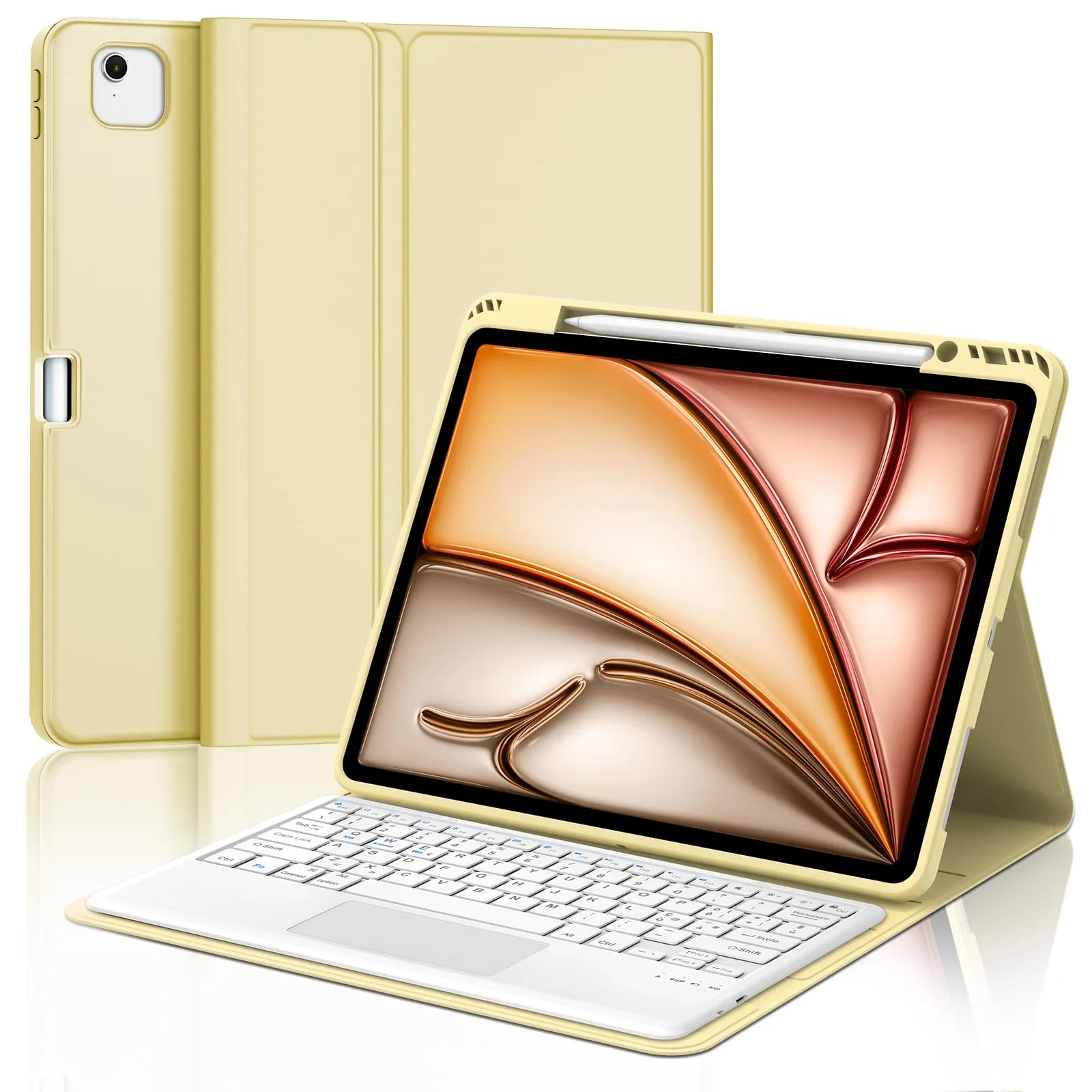 Tastiera Cover per iPad Air 13 M4 2026/M3/M2 13 Pollici/Pro 12.9 6-3 Gen - immagine 1