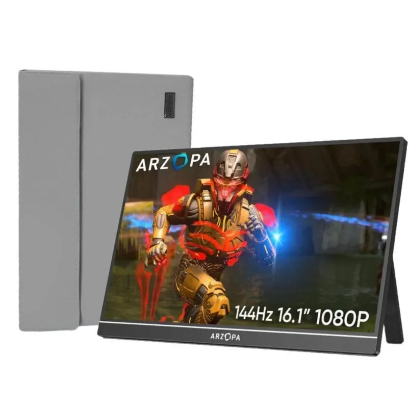 Monitor Arzopa 16,1" FullHD IPS HDR con supporto integrato altoparlanti doppi - immagine 1