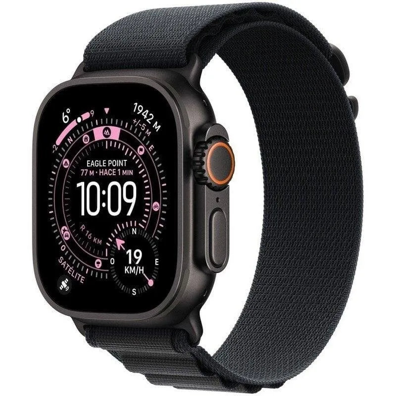 Apple Watch Ultra 3 GPS + Cellular 49mm OLED Titanio Nero M 5G NFC IP6X SpO2 Cardio Sonno SOS - immagine 1