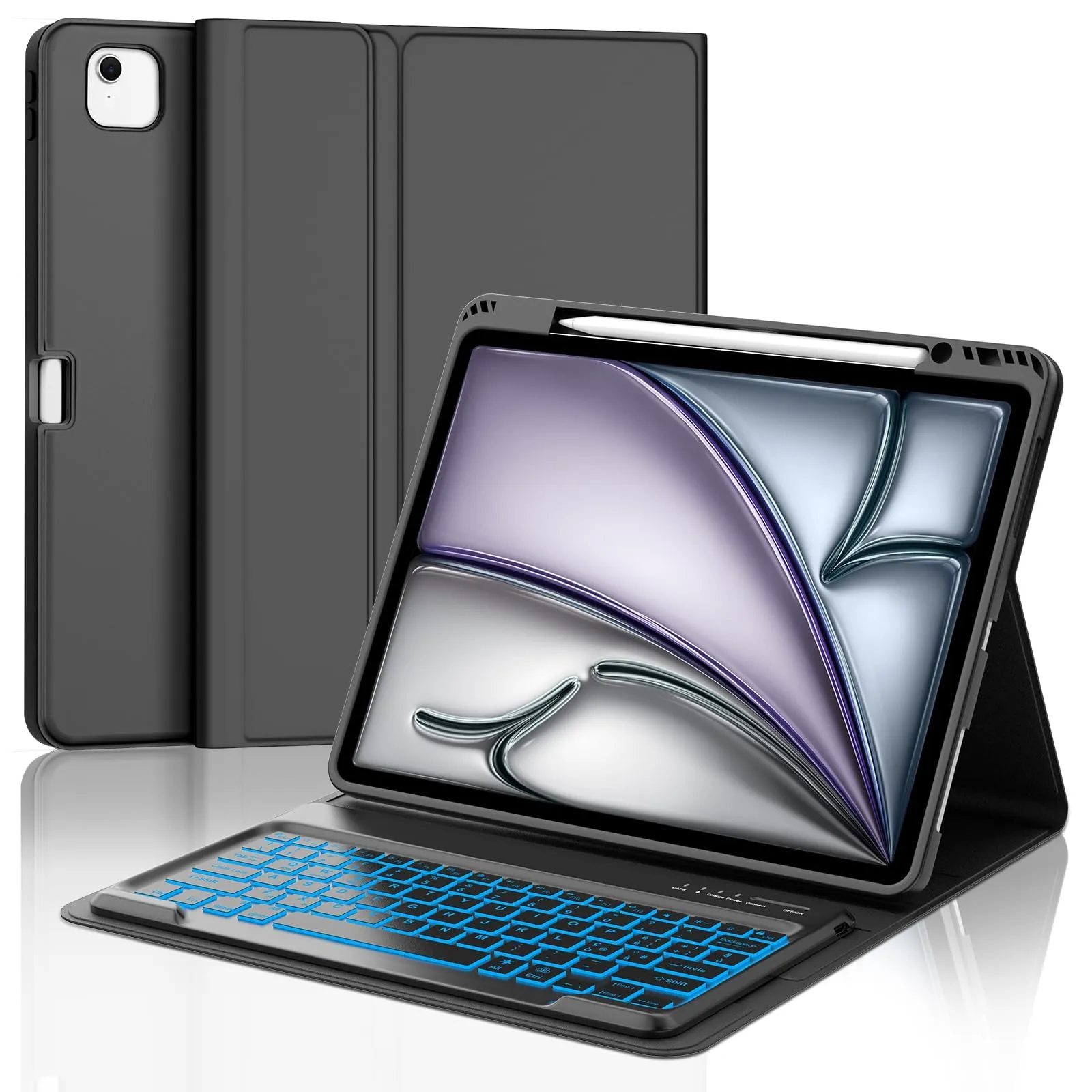 Tastiera per iPad Air 13 M4 2026/M3 2025/M2 2024/iPad Pro 12.9 3-6 Gen - immagine 1