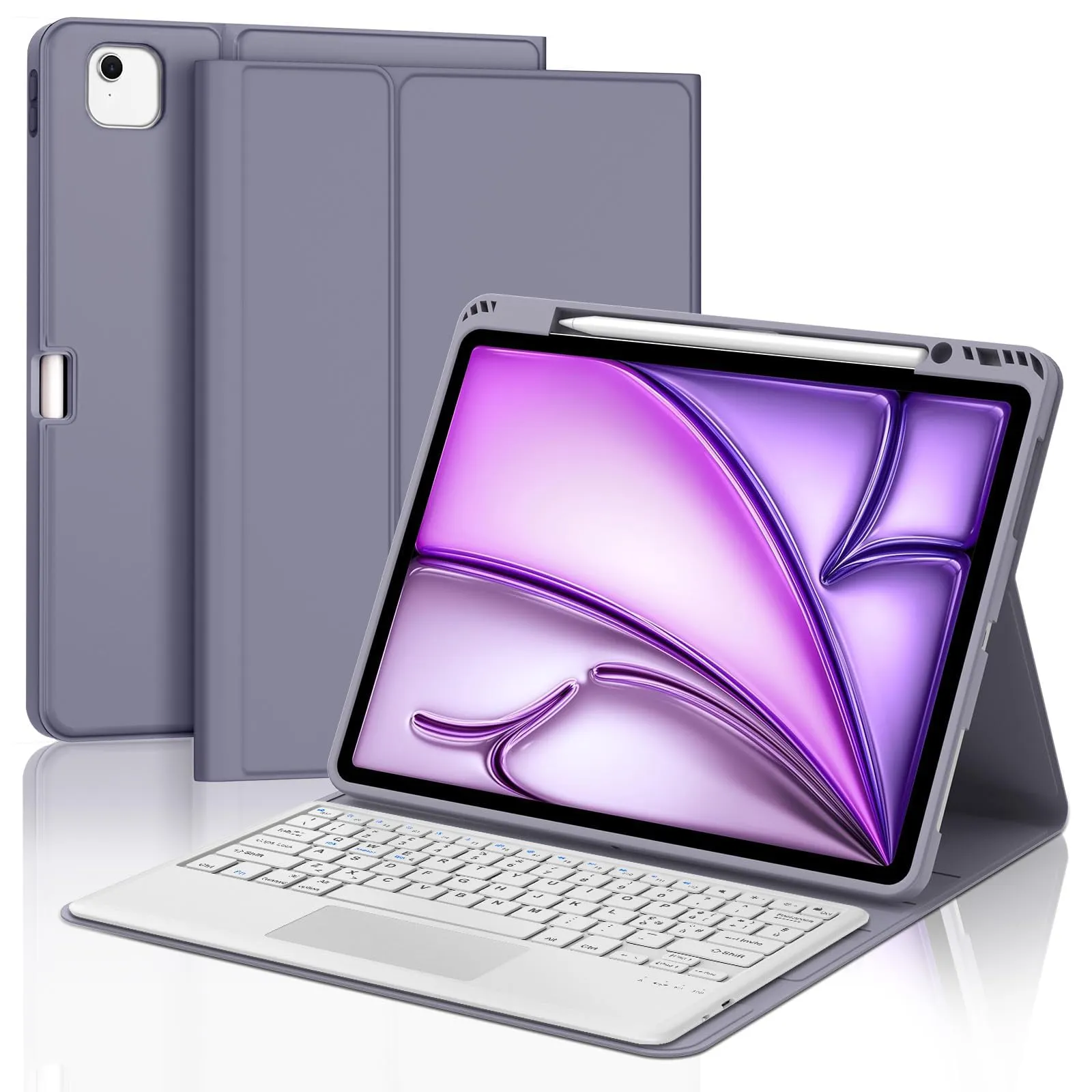 Tastiera per iPad Air 13 M4 2026/M3 2025/M2 2024/iPad Pro 12.9 3-6 Gen - immagine 1