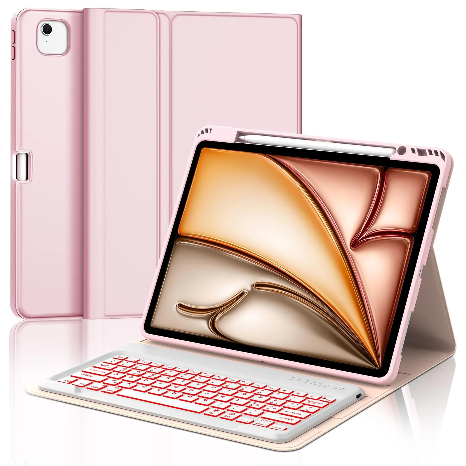 Tastiera per iPad Air 13 M4 2026/M3 2025/M2 2024/iPad Pro 12.9 3-6 Gen - immagine 1