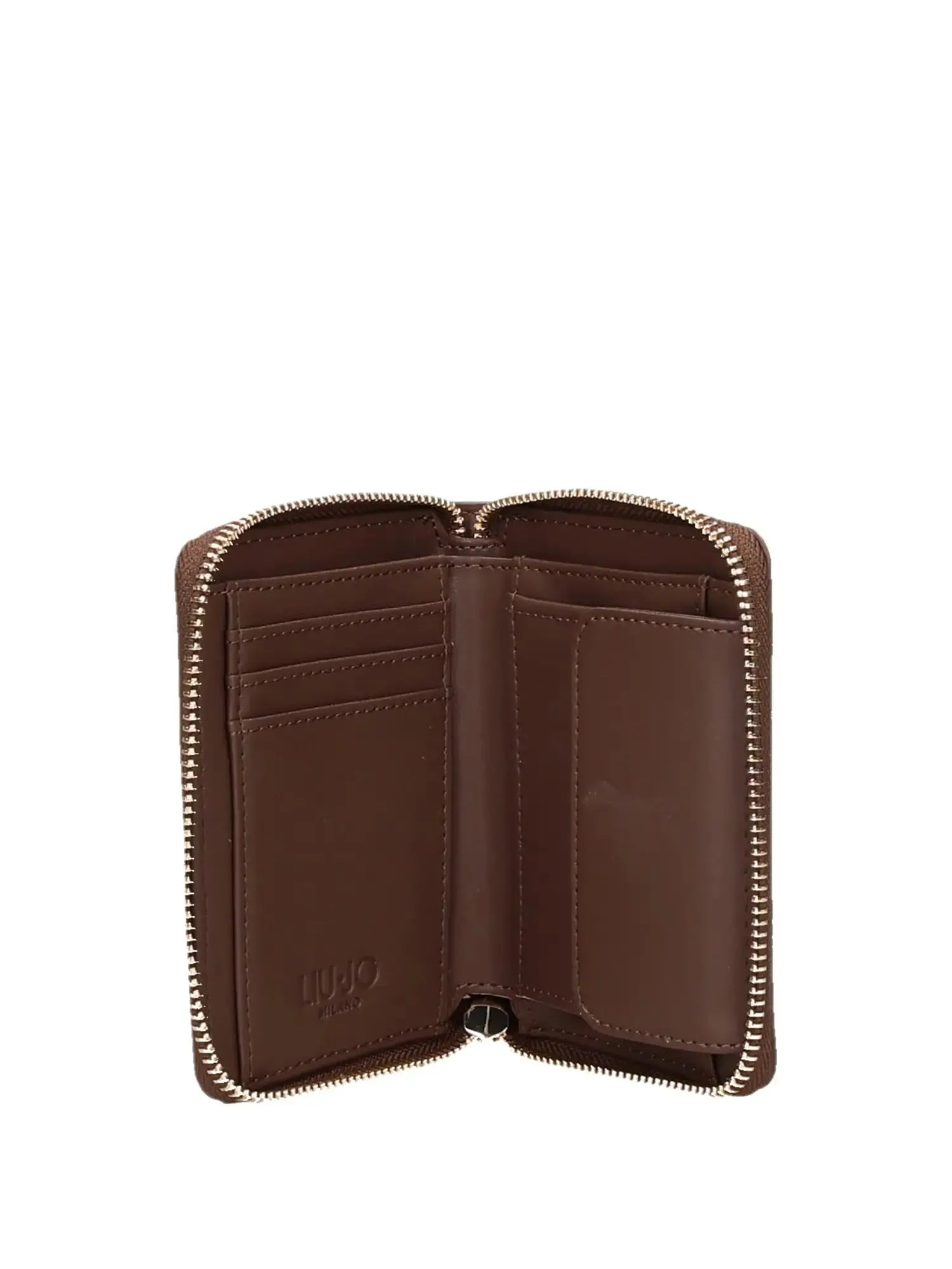 Liu Jo JEANS Portafoglio Ecs M Zip Around, Dark mocha, AF6156 E1019 - immagine 3