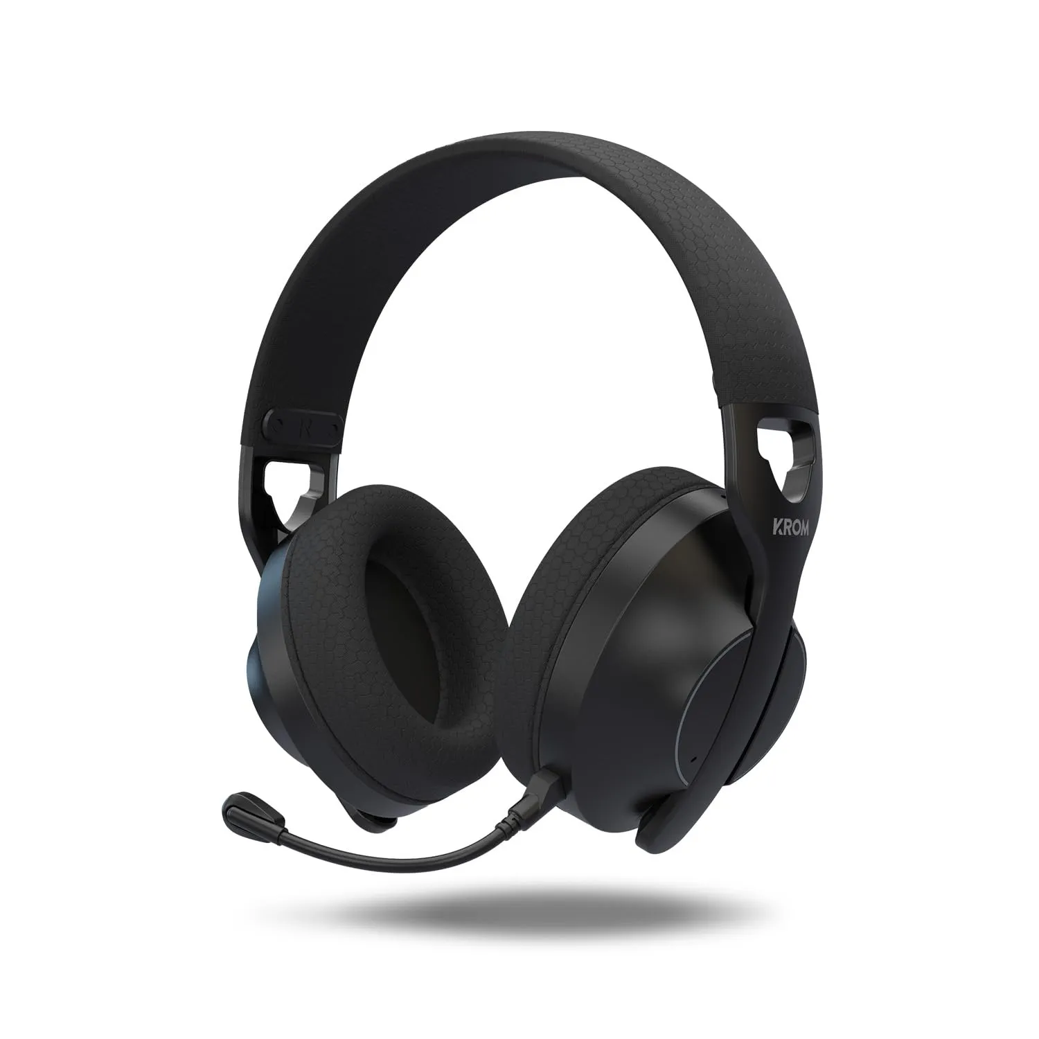 KROM PHASE – Cuffie Gaming Wireless con Tripla Modalità di Connessione (Bluetooth 5.3, 2.4 GHz e Jack 3.5 mm), Driver da 40 mm, Autonomia 40 ore, Nero - immagine 1