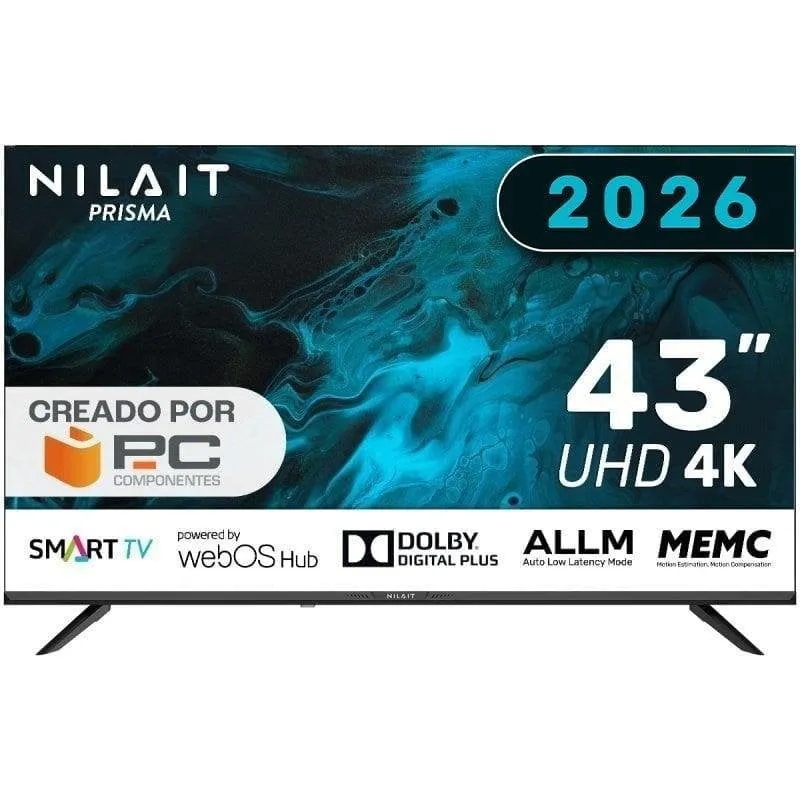 TV Nilait LED 43UD7004SWOS 43" 4K UltraHD 60Hz Smart TV WebOS HDR10 Dolby Audio - immagine 1