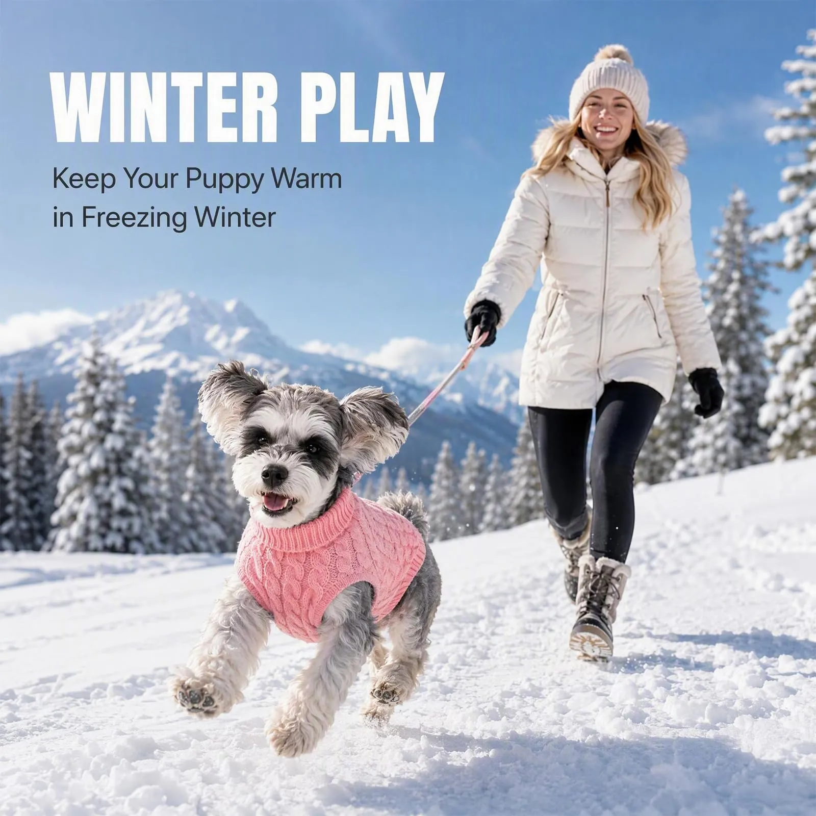 2 Pezzi Maglioncino per Cani Calore Invernale Maglione Cane Elasticità - immagine 4