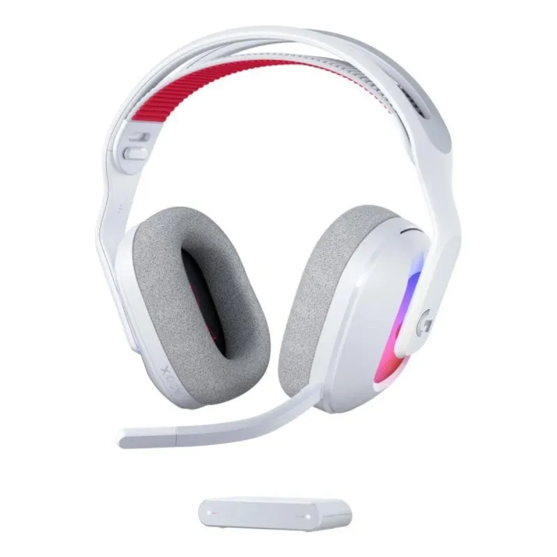 Auricolari Logitech G Astro A20 X wireless e cablati gaming Playsync audio Bluetooth RGB microfono bianco - immagine 1