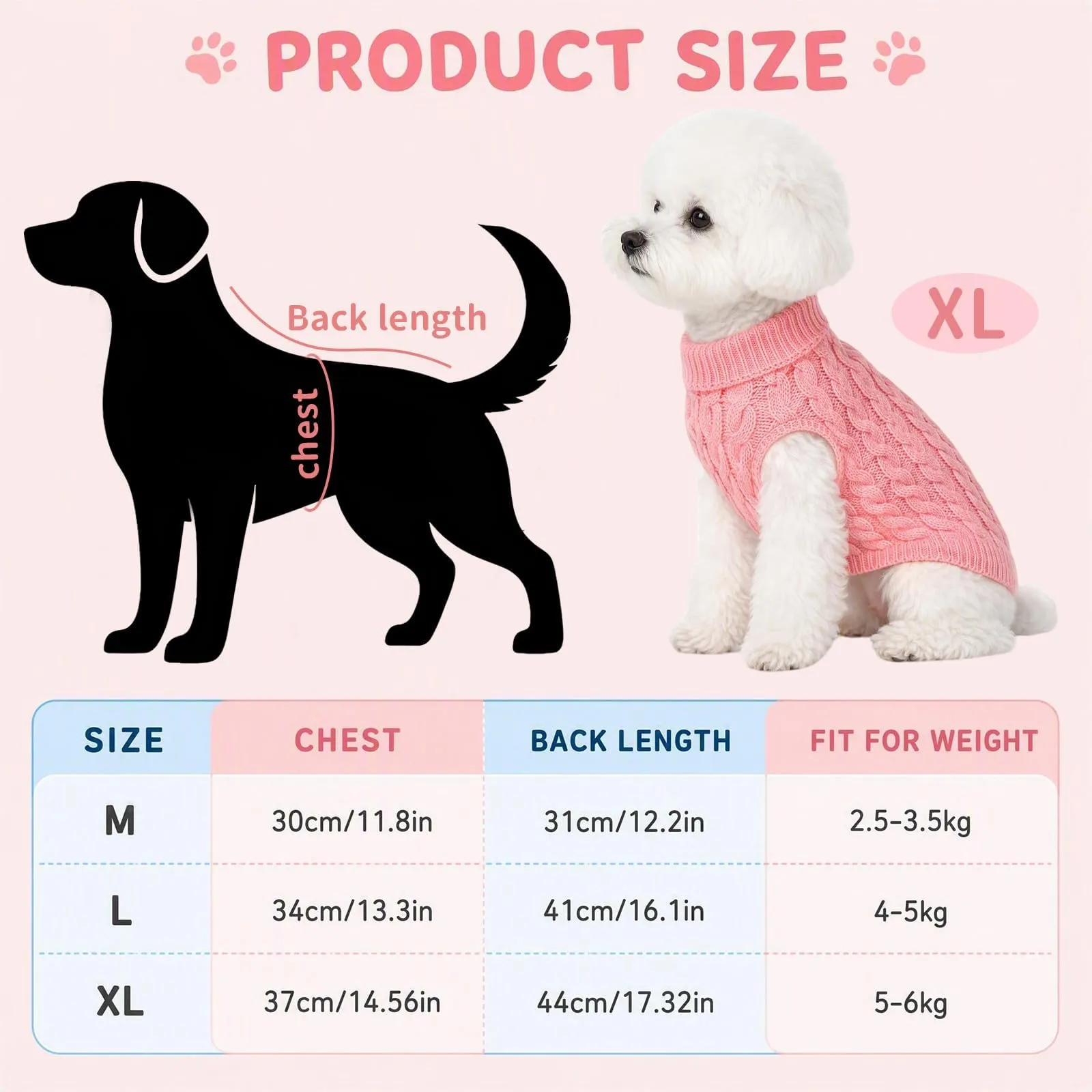 2 Pezzi Maglioncino per Cani Calore Invernale Maglione Cane Elasticità - immagine 2