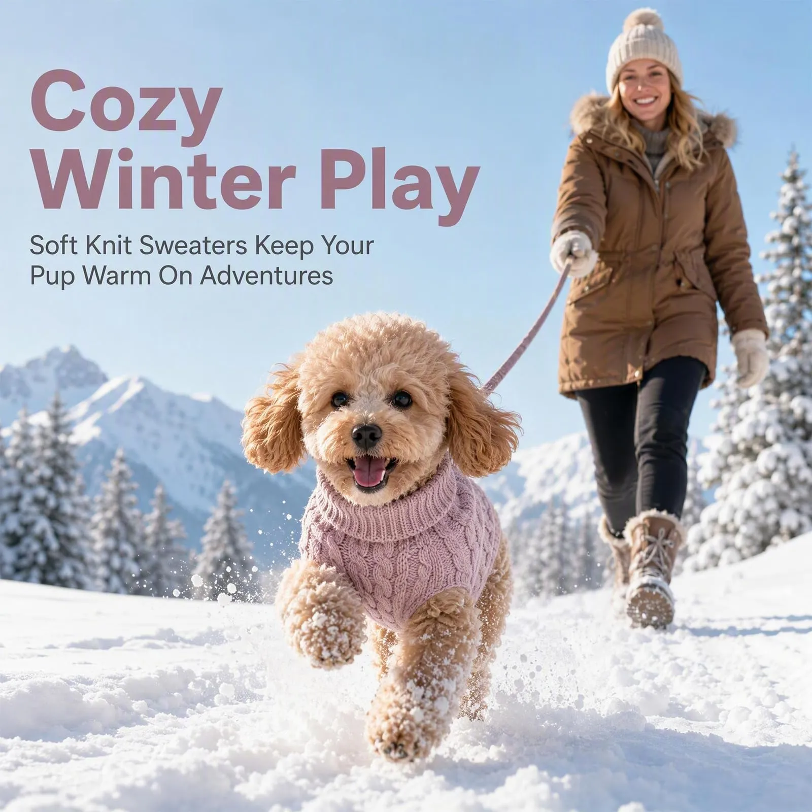 2 Pièces Pull pour Chien Chaleur Hivernale Pull Chien Moyen Élasticité - immagine 6
