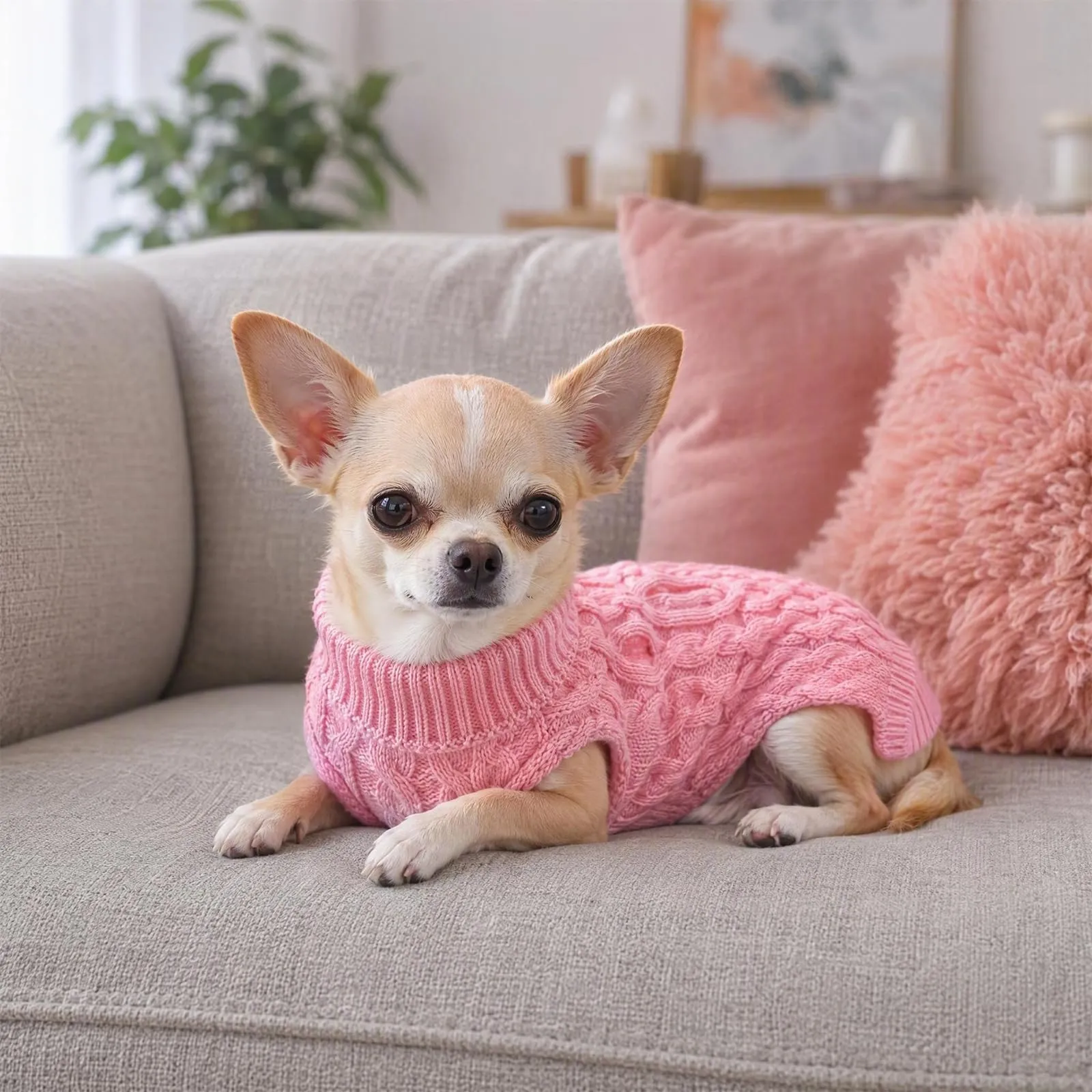 2 Pezzi Maglioncino per Cani Calore Invernale Maglione Cane Elasticità - immagine 5