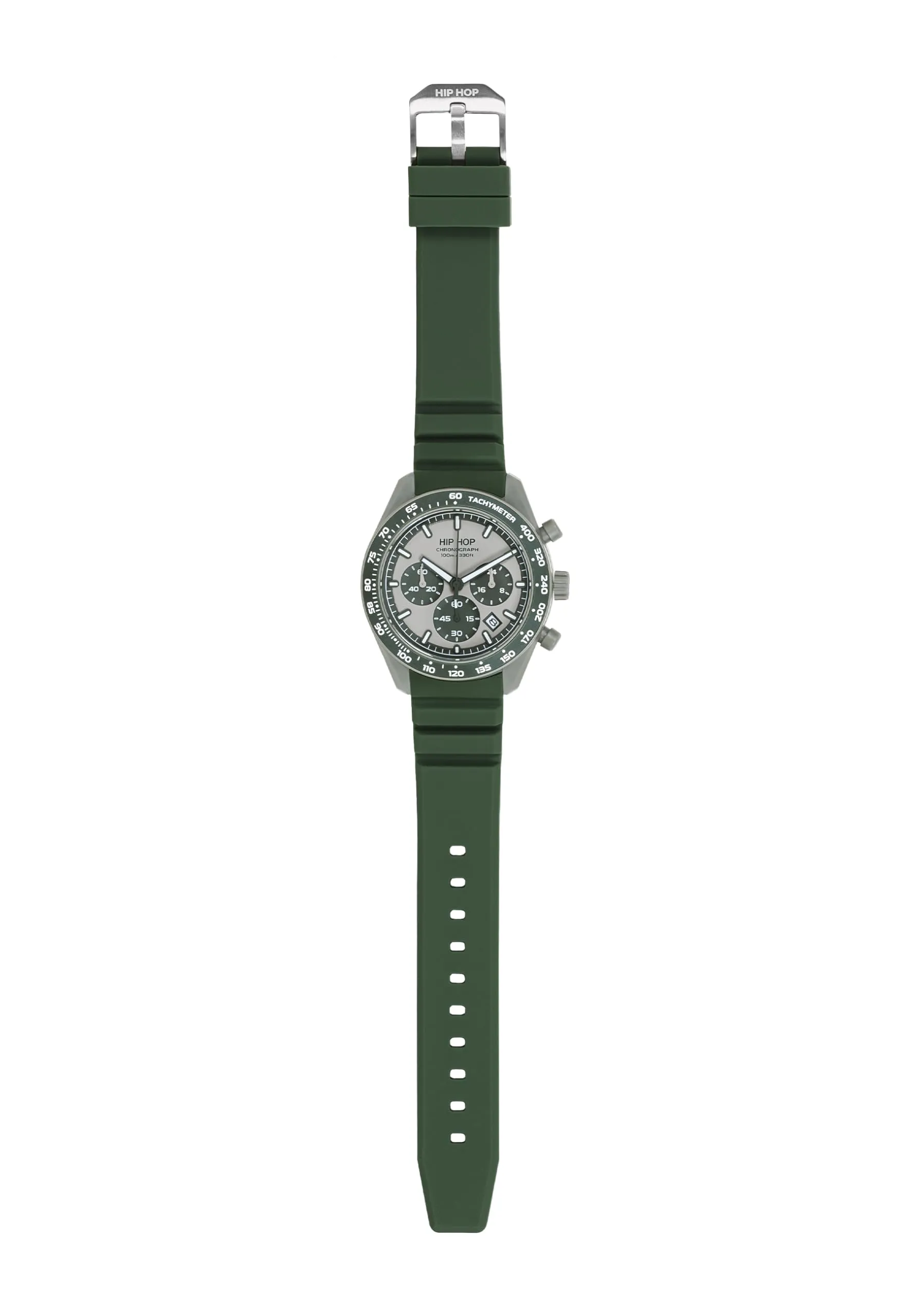 HIP HOP Orologio Uomo, Bracciale in Silicone, Cassa 42 cm - immagine 3