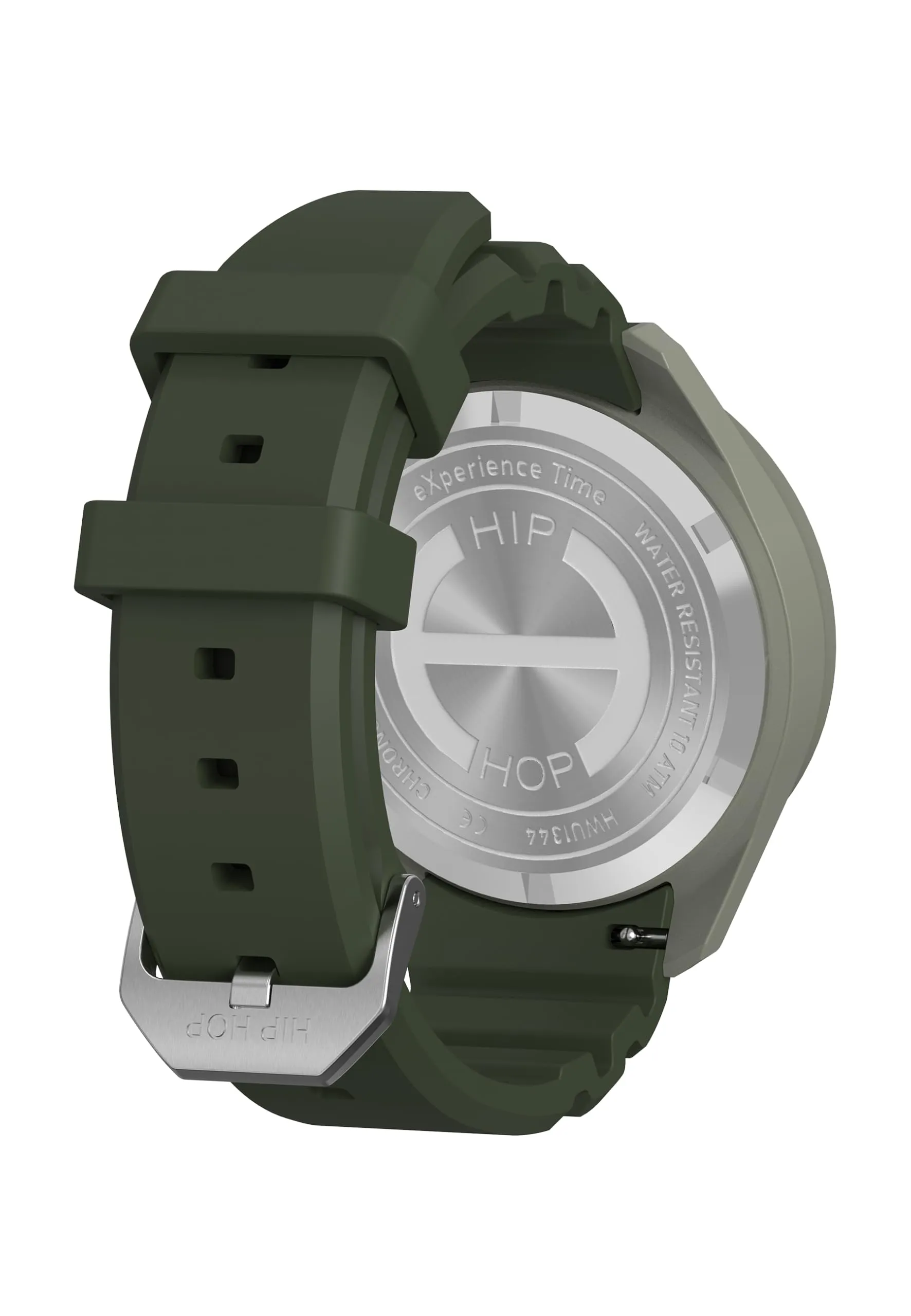 HIP HOP Orologio Uomo, Bracciale in Silicone, Cassa 42 cm - immagine 4